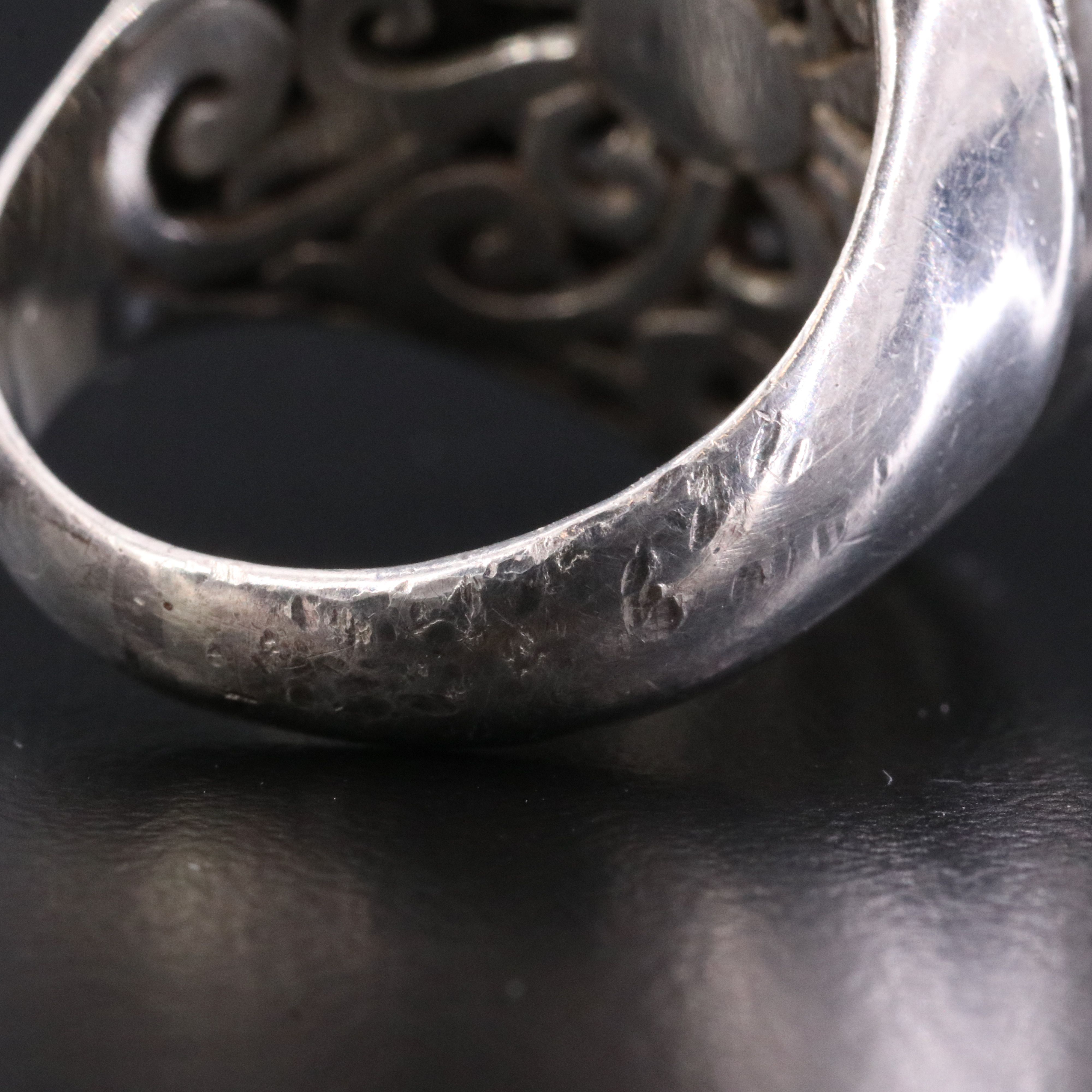 Sterling Rings Featuring Sarda, Labradorite and 18K Gold Accents