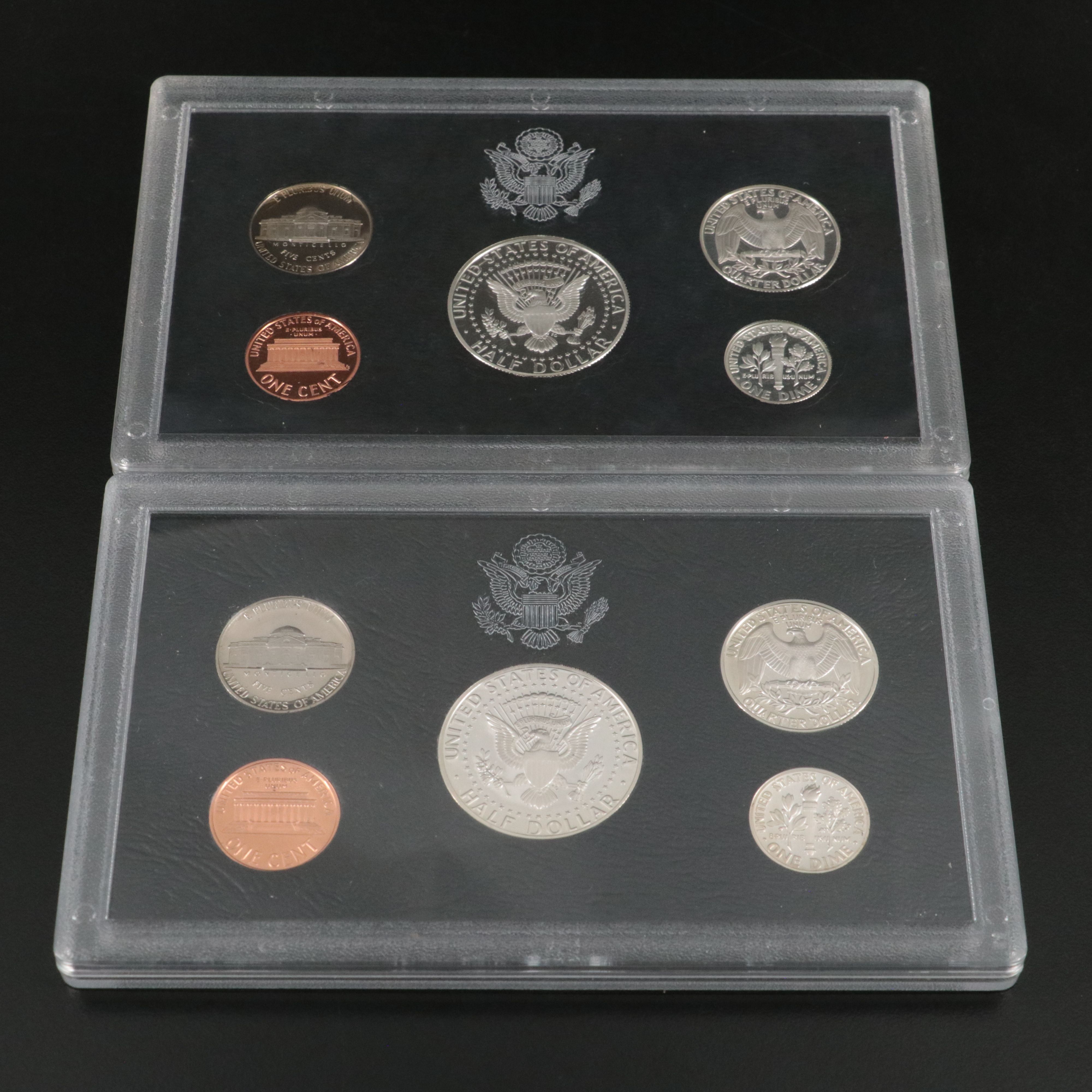 Three United States Modern Silver Proof Sets, 1992, 1993, and 1994