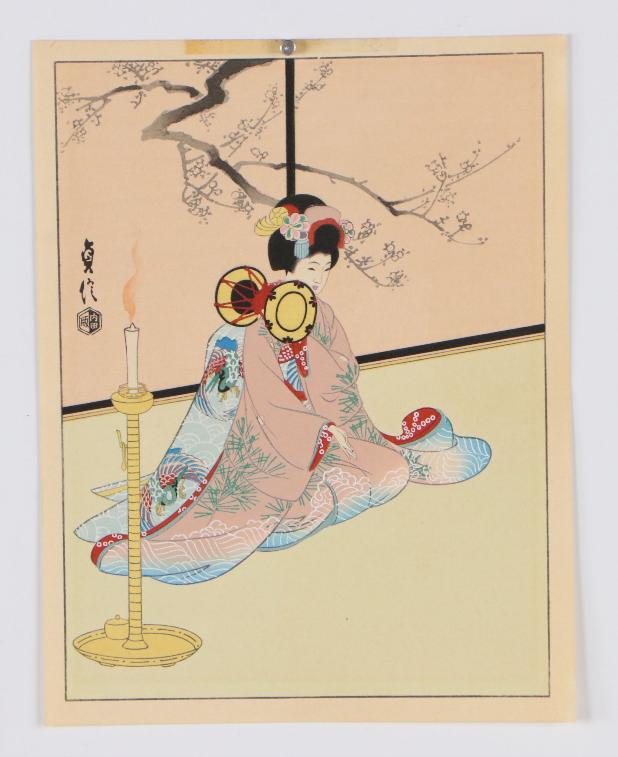 Hasegawa Sadanobu III Woodblock Prints of Maiko Girls, 20th Century