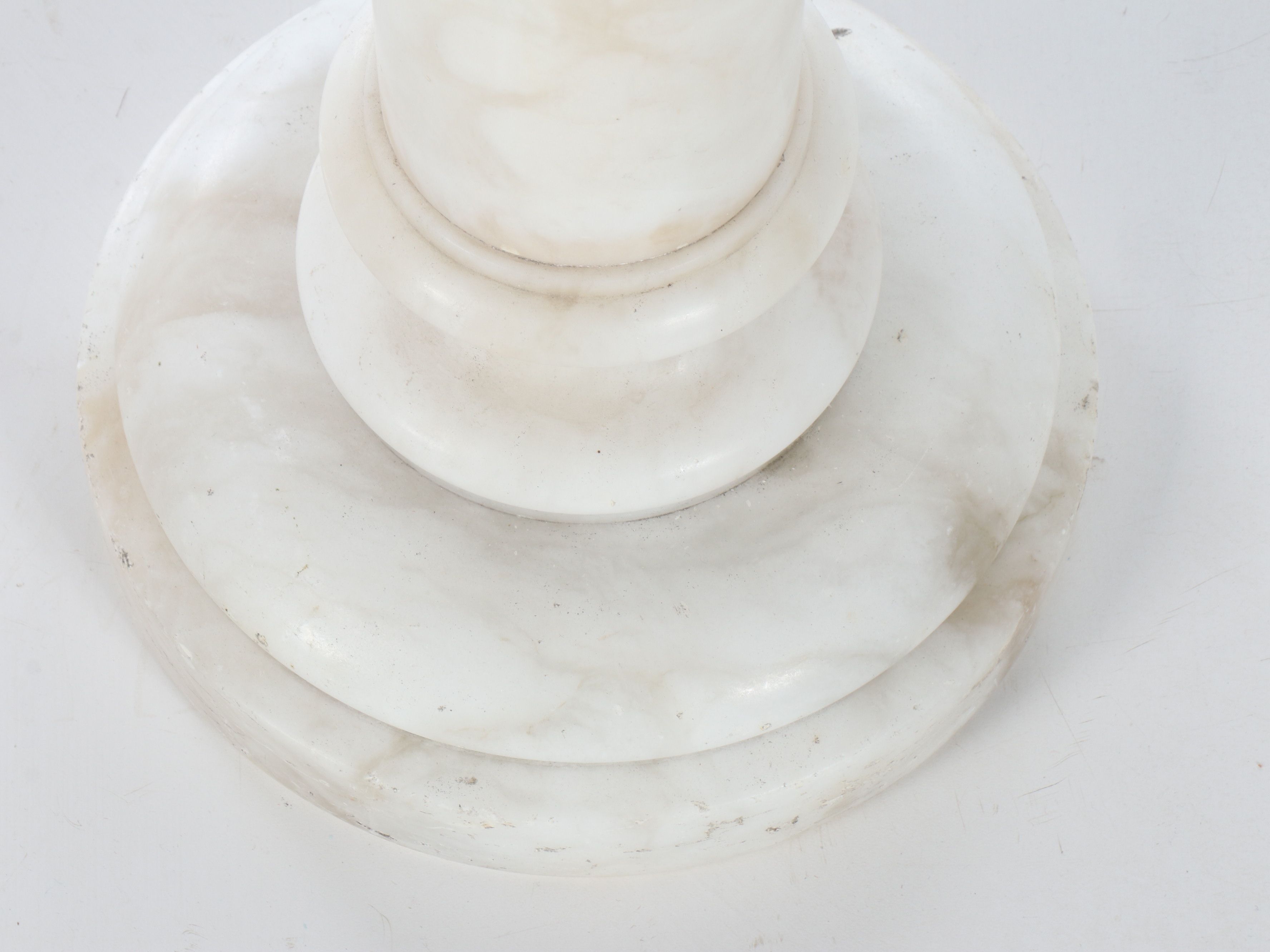 Neoclassical Style Marble Plant Stand