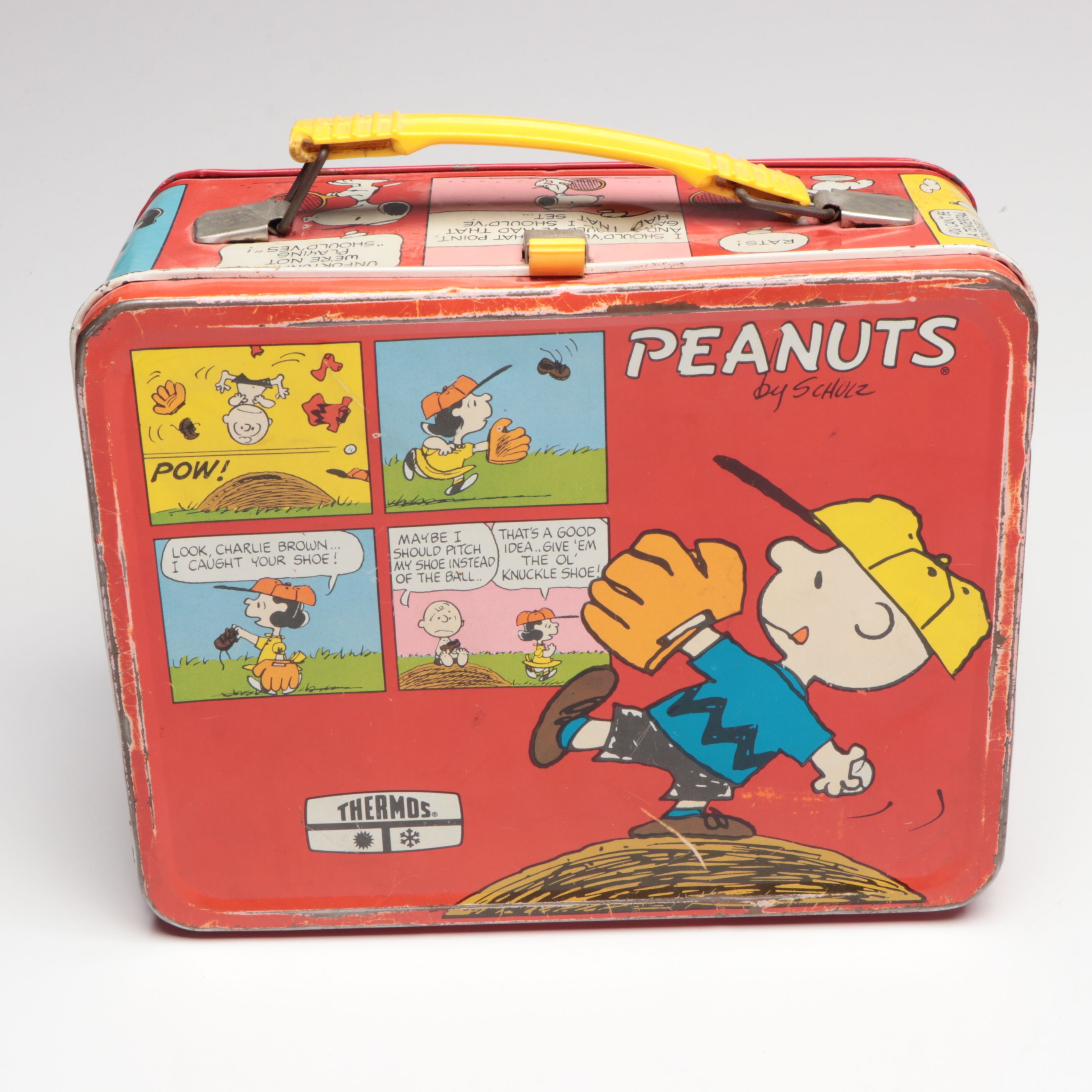 Peanuts Lunchbox and Thermos with Campbell's and More Food Tins