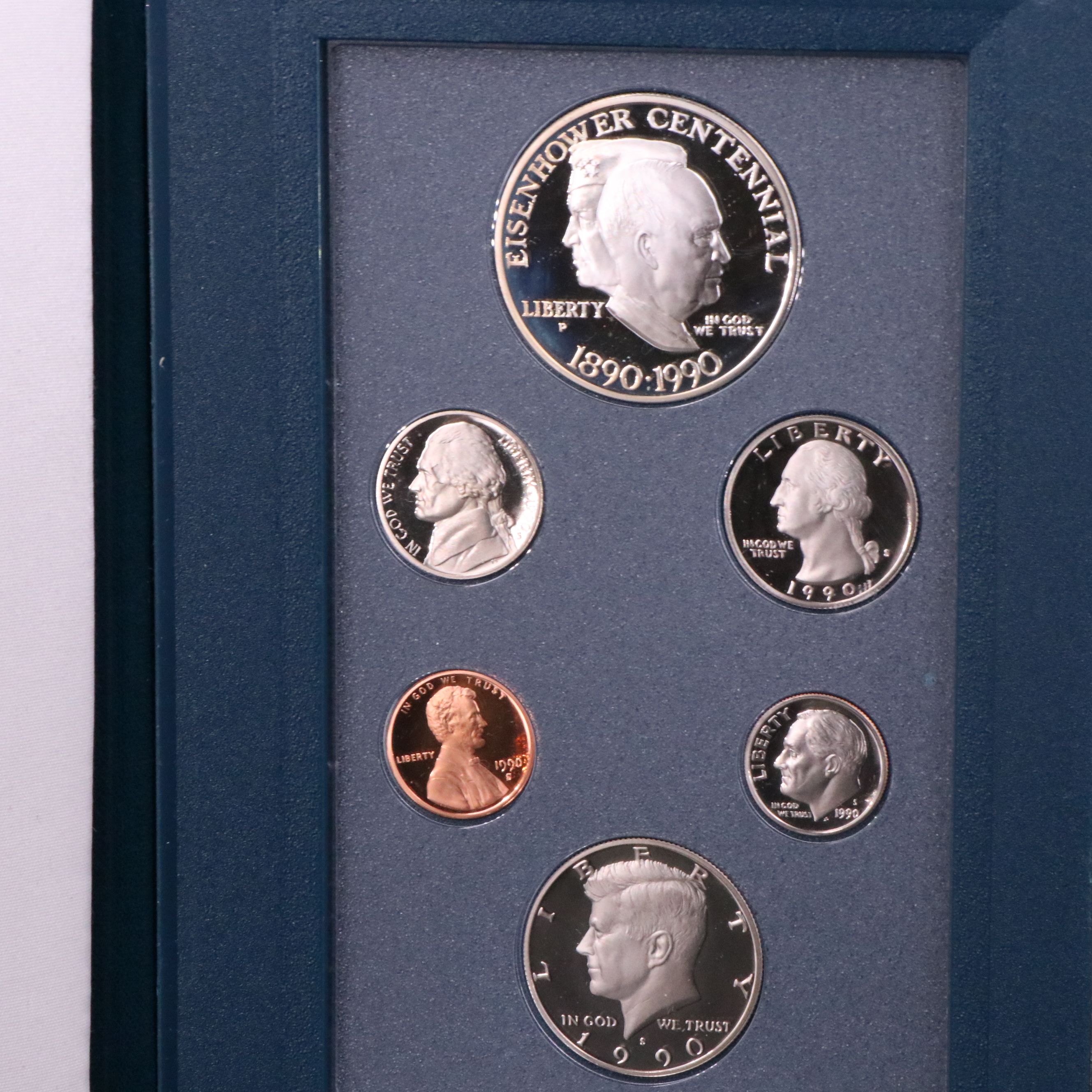 1990 United States Prestige Silver Proof Set