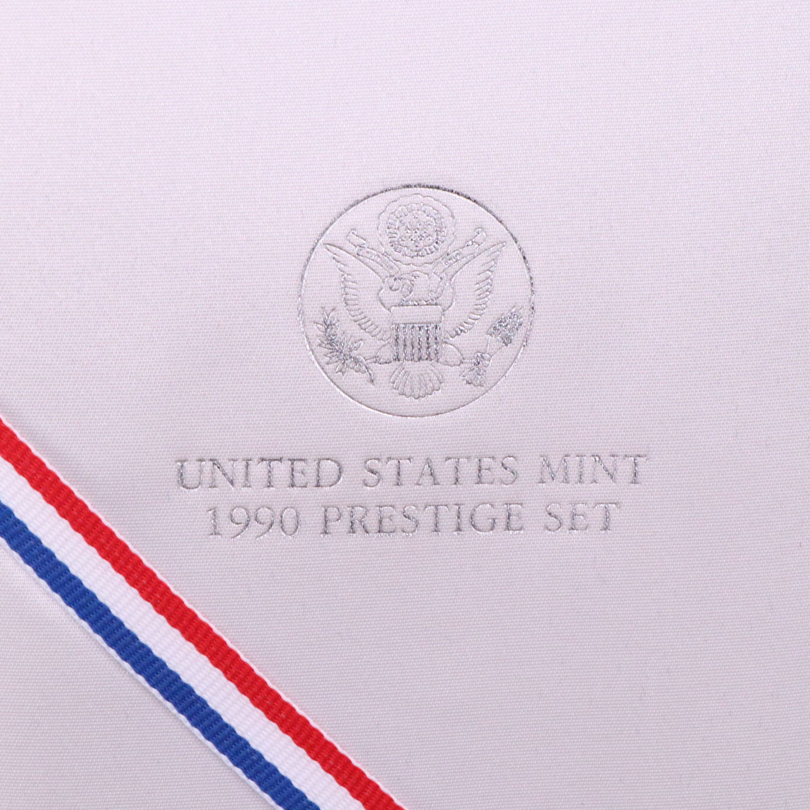 1990 United States Prestige Silver Proof Set