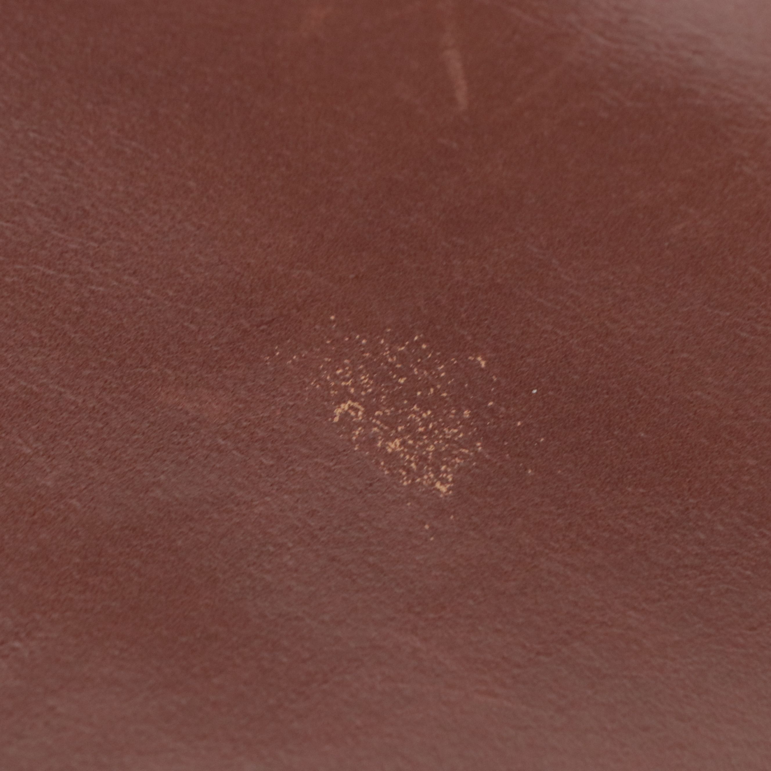 Salvatore Ferragamo Gancini Closure Chain Link Crossbody Bag in Brown Leather