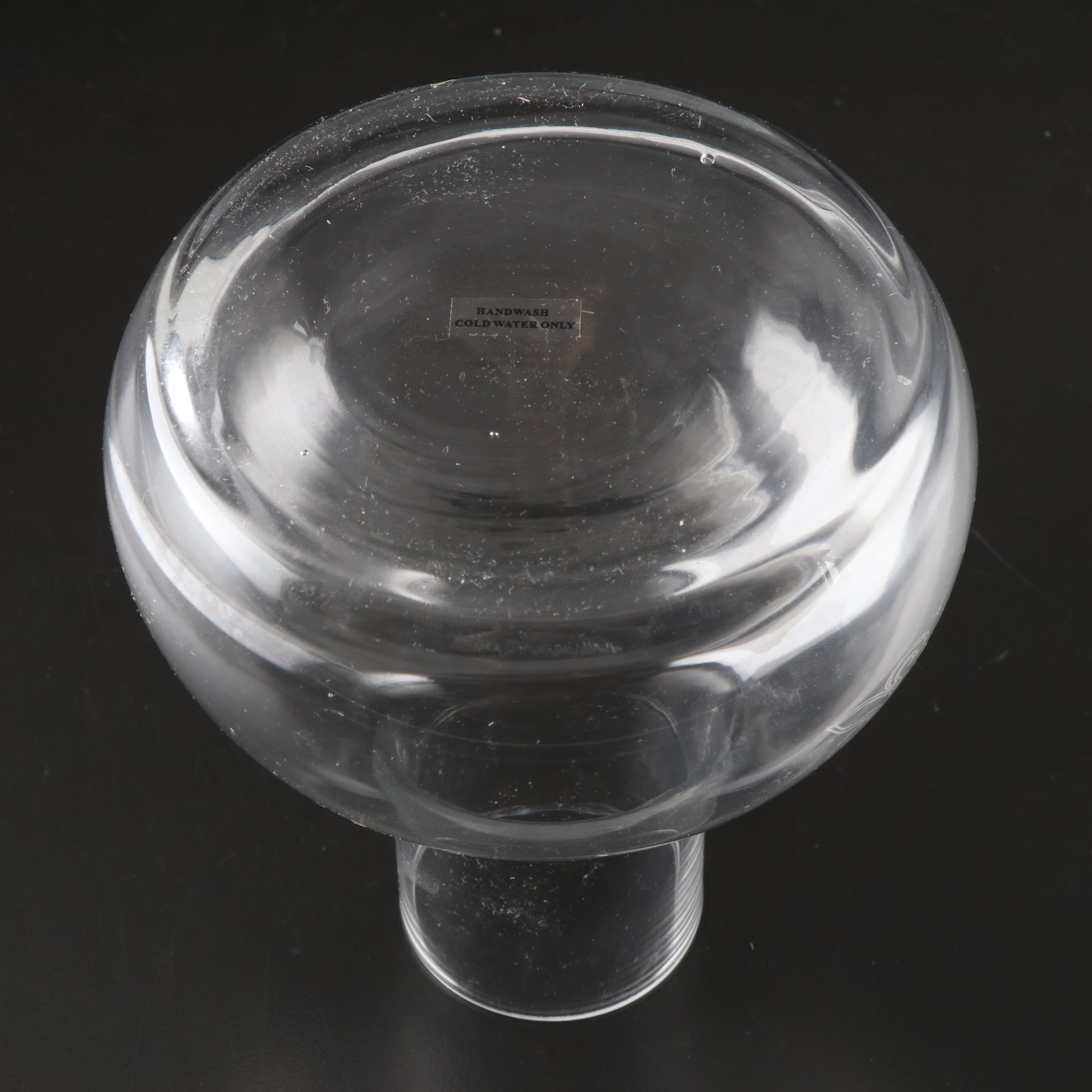 Signed Steuben Flared Vase Designed by Sidney Waugh with Other Fleur-de-Lis Vase