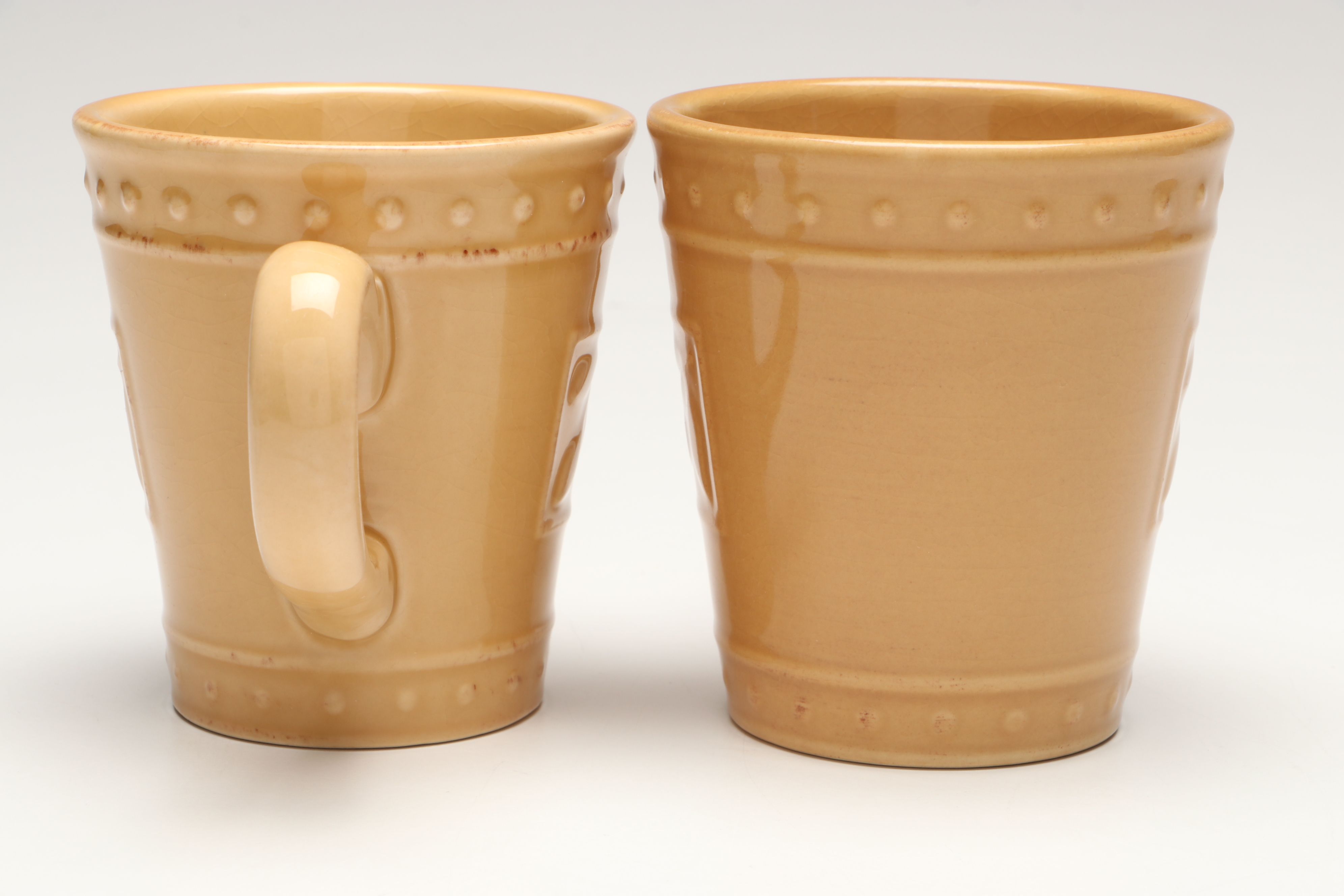 Signature Housewares "Sorrento Wheat" Stoneware Mugs and Serveware
