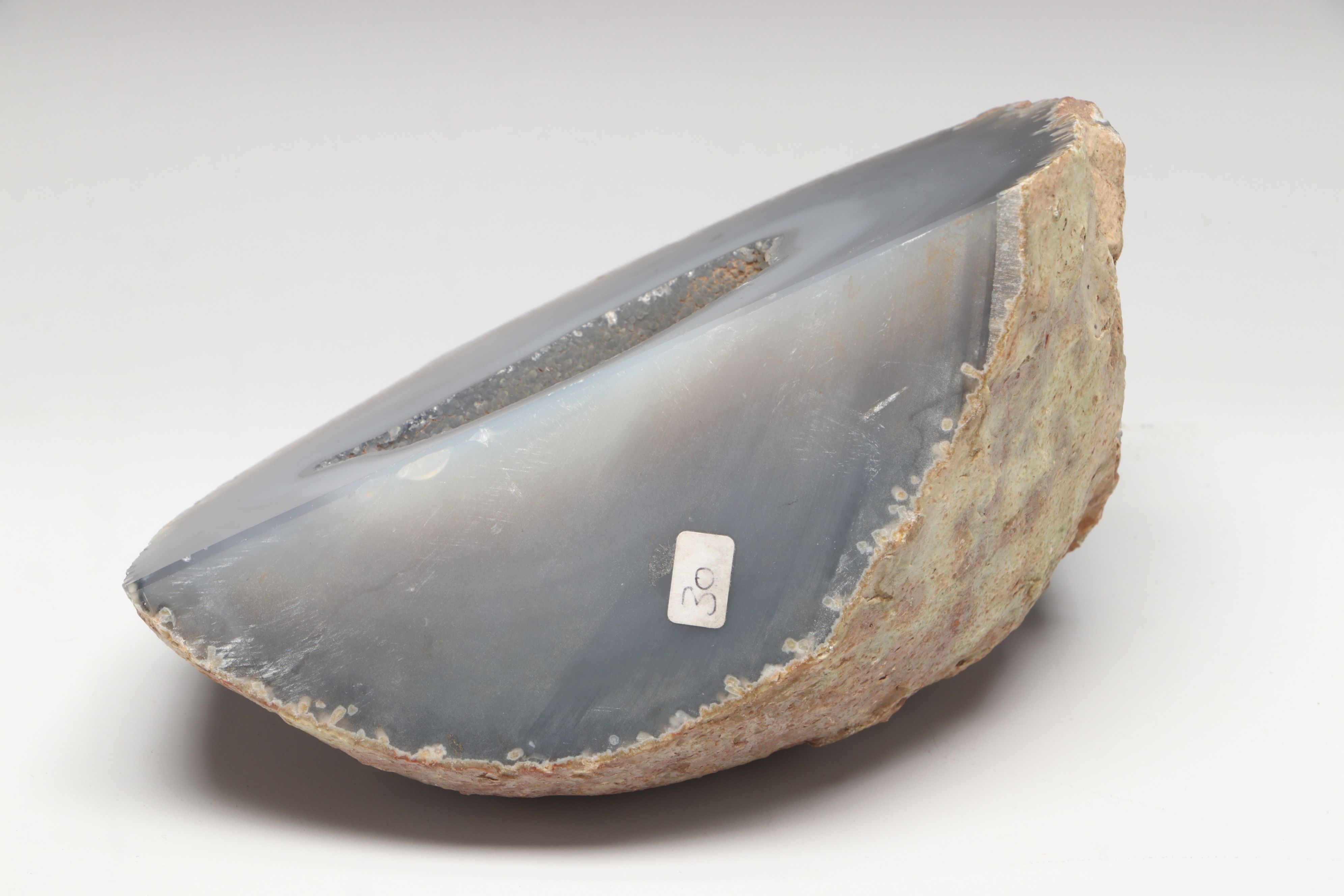 Gray Agate Geodes with Trilobite and More Mineral Specimens