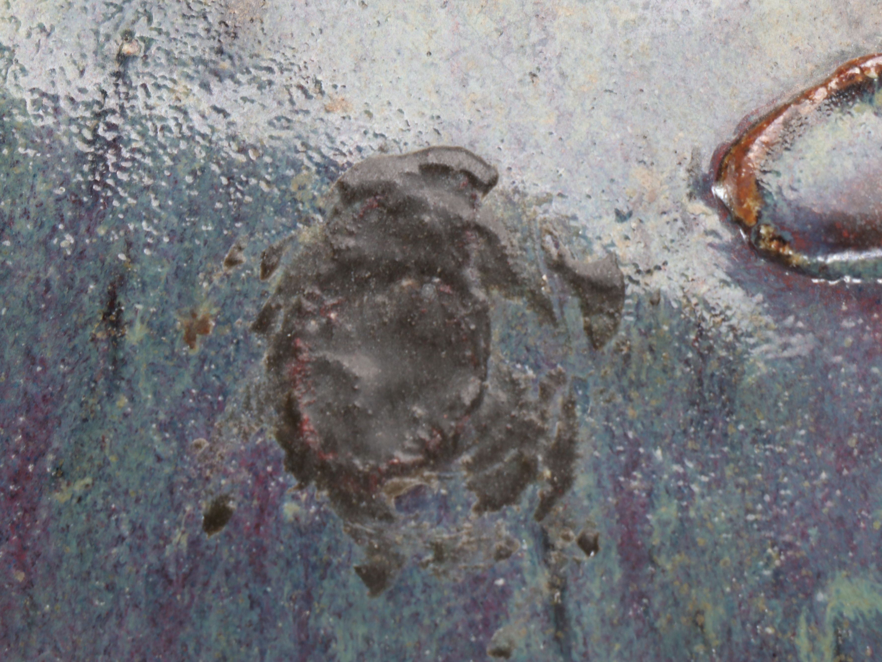 Cascade Glaze Art Pottery Stone Planter Pot