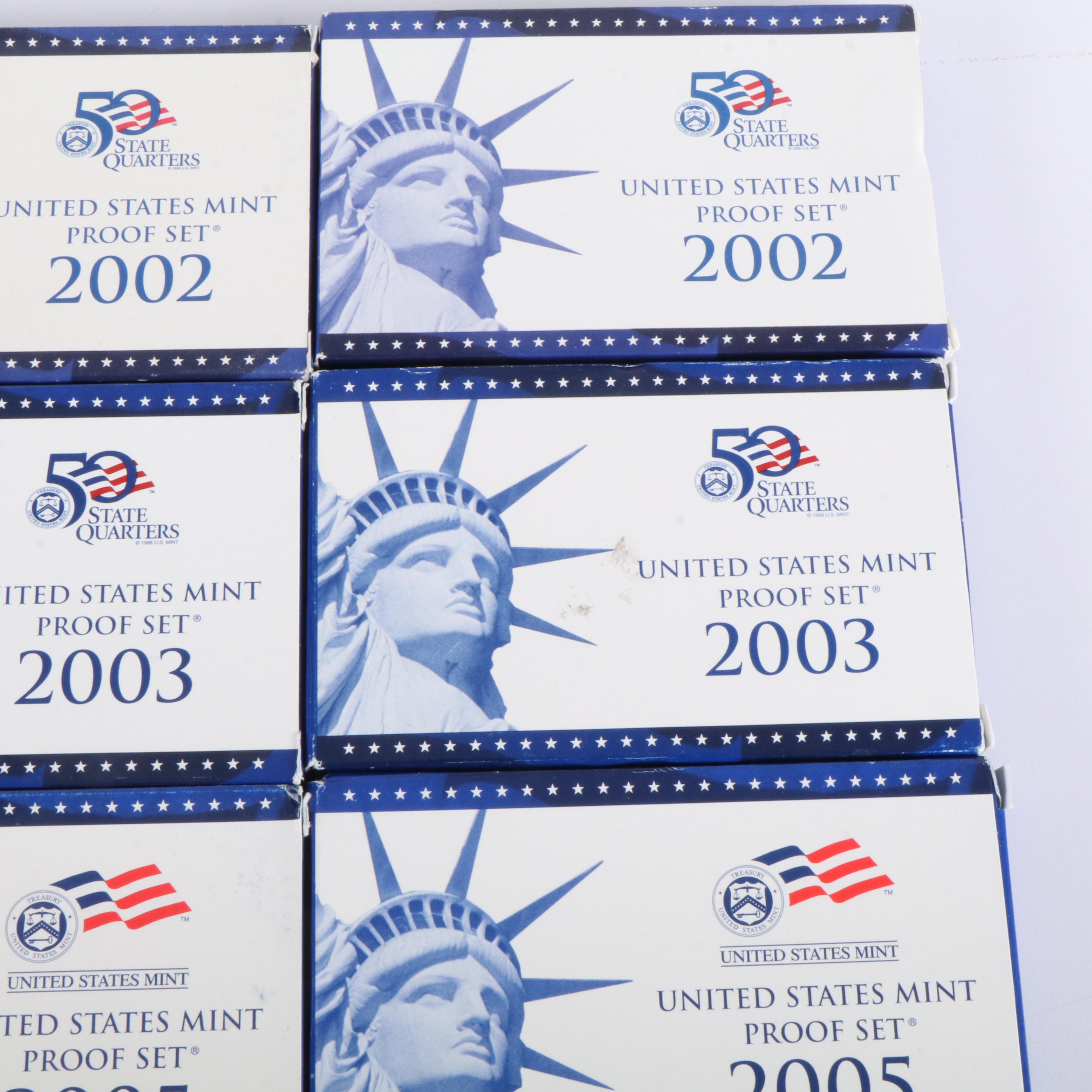 Twelve Modern U.S. Proof Sets