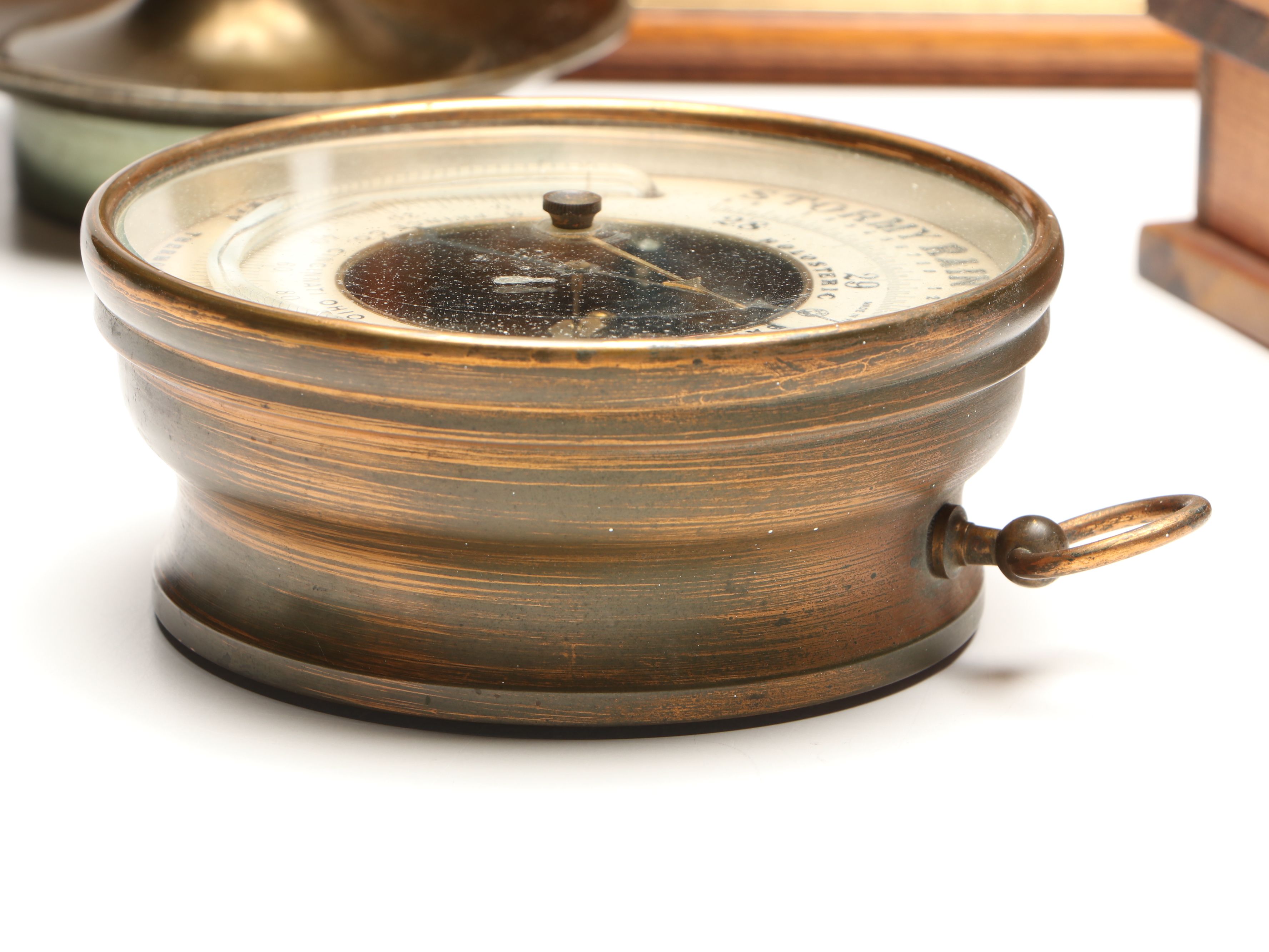 Brass Candlestick Table Lamp with Other Rustic Home Décor