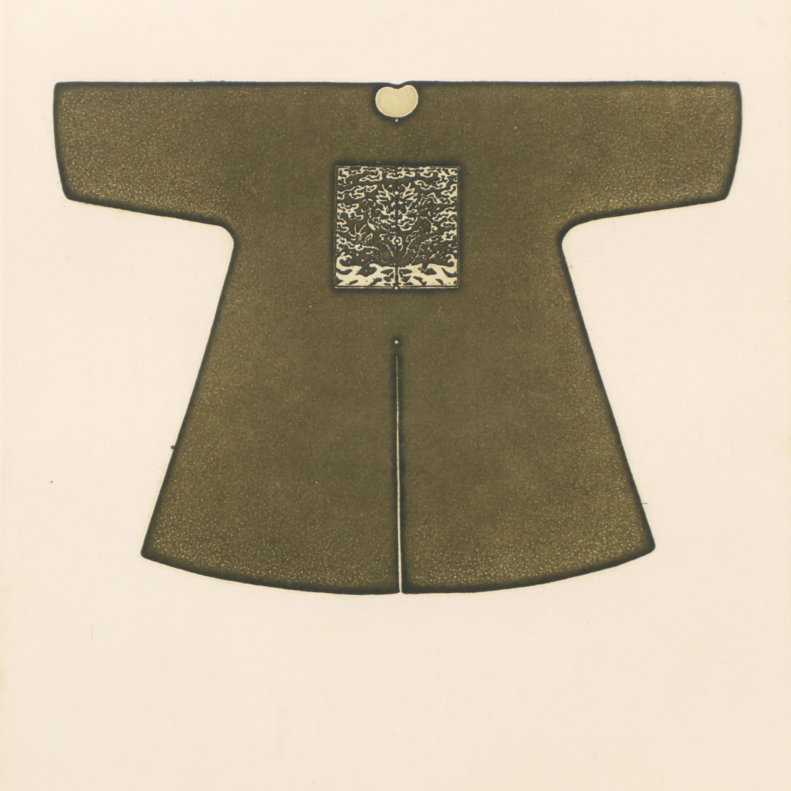 Vorakorn Metmanorom Etching of Traditional Chinese Costume, 2003