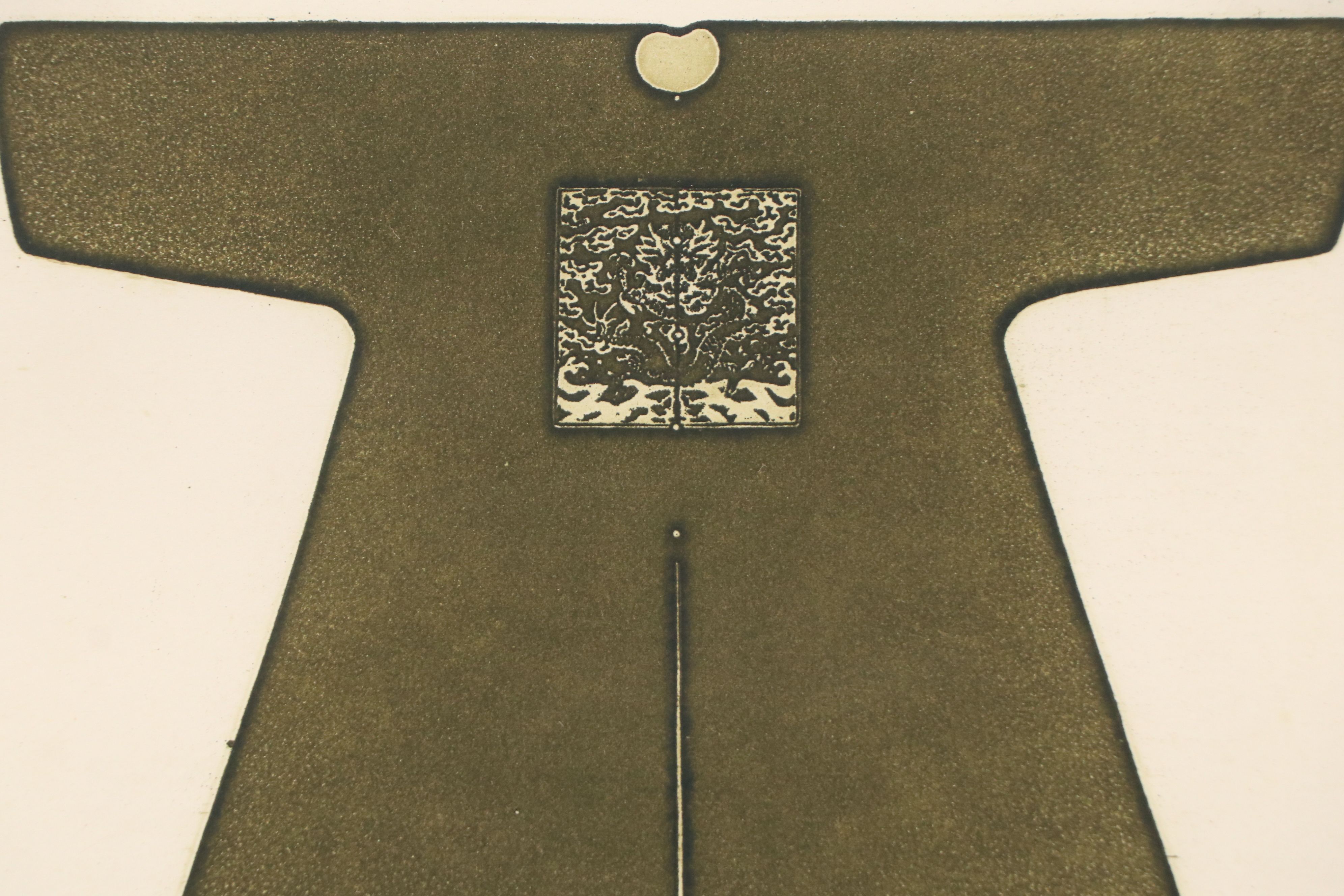 Vorakorn Metmanorom Etching of Traditional Chinese Costume, 2003