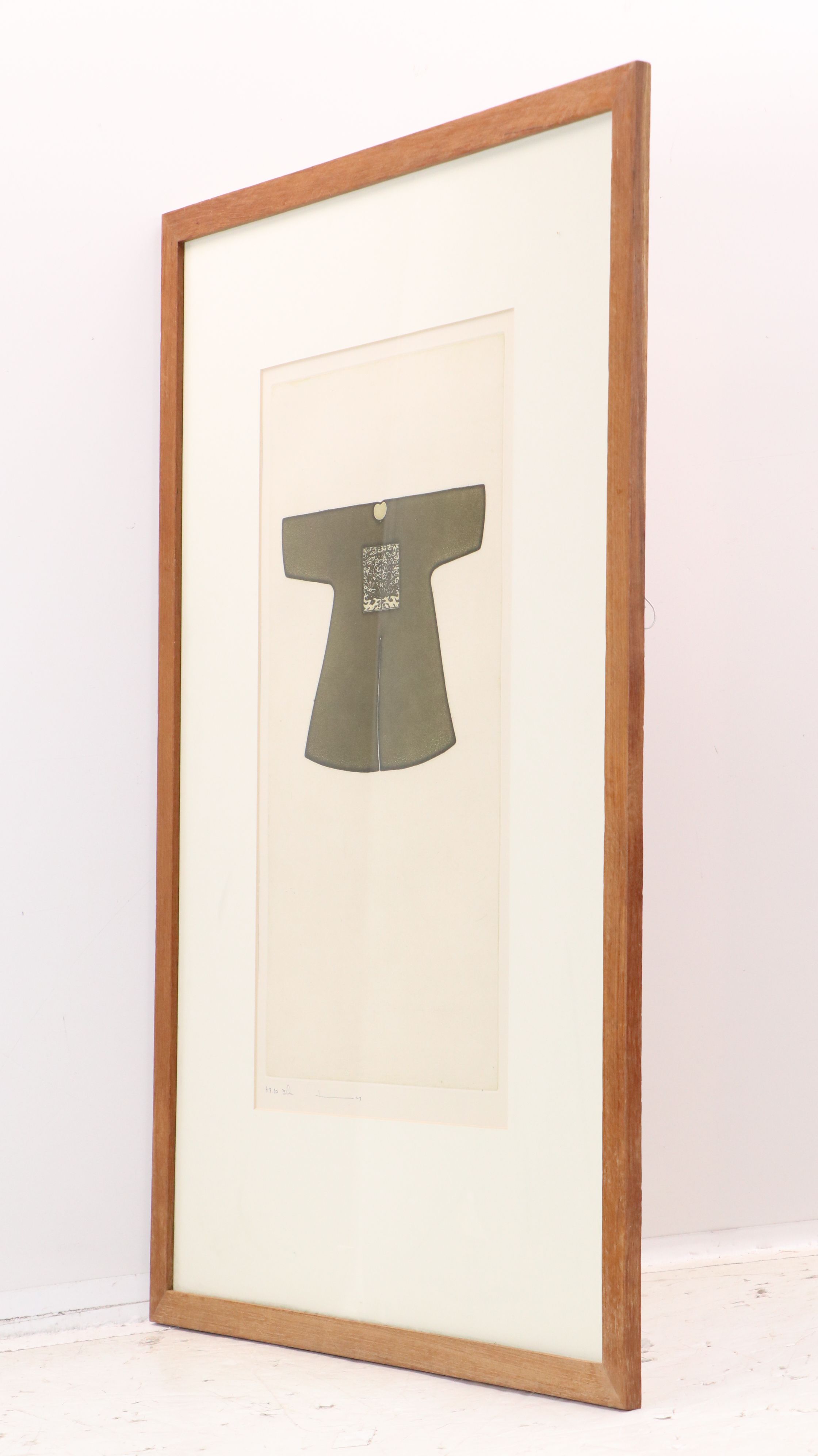 Vorakorn Metmanorom Etching of Traditional Chinese Costume, 2003