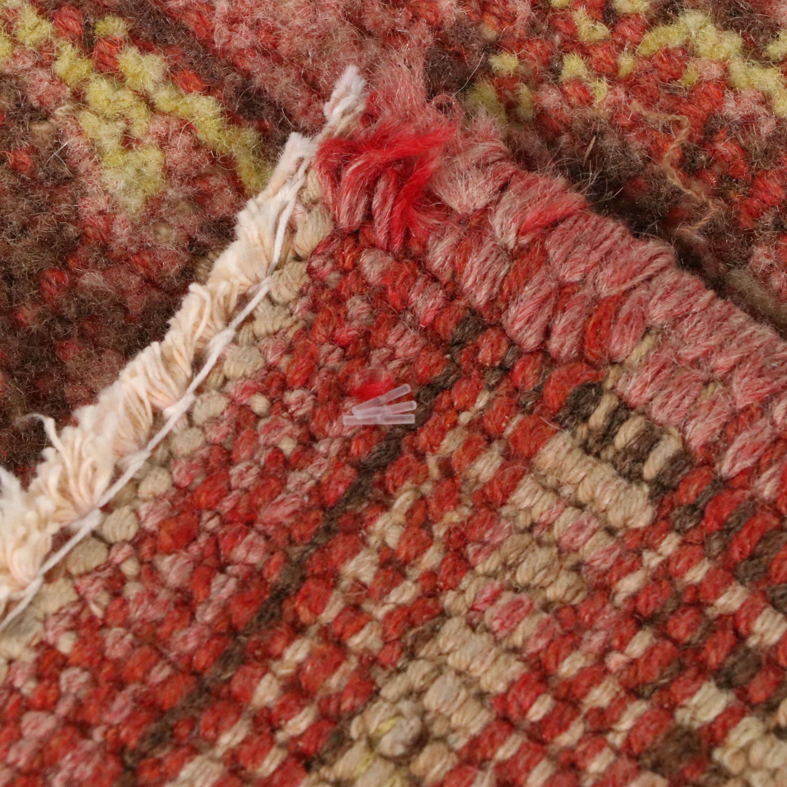 4'10 x 13'3 Hand-Knotted Turkish Oushak Long Rug