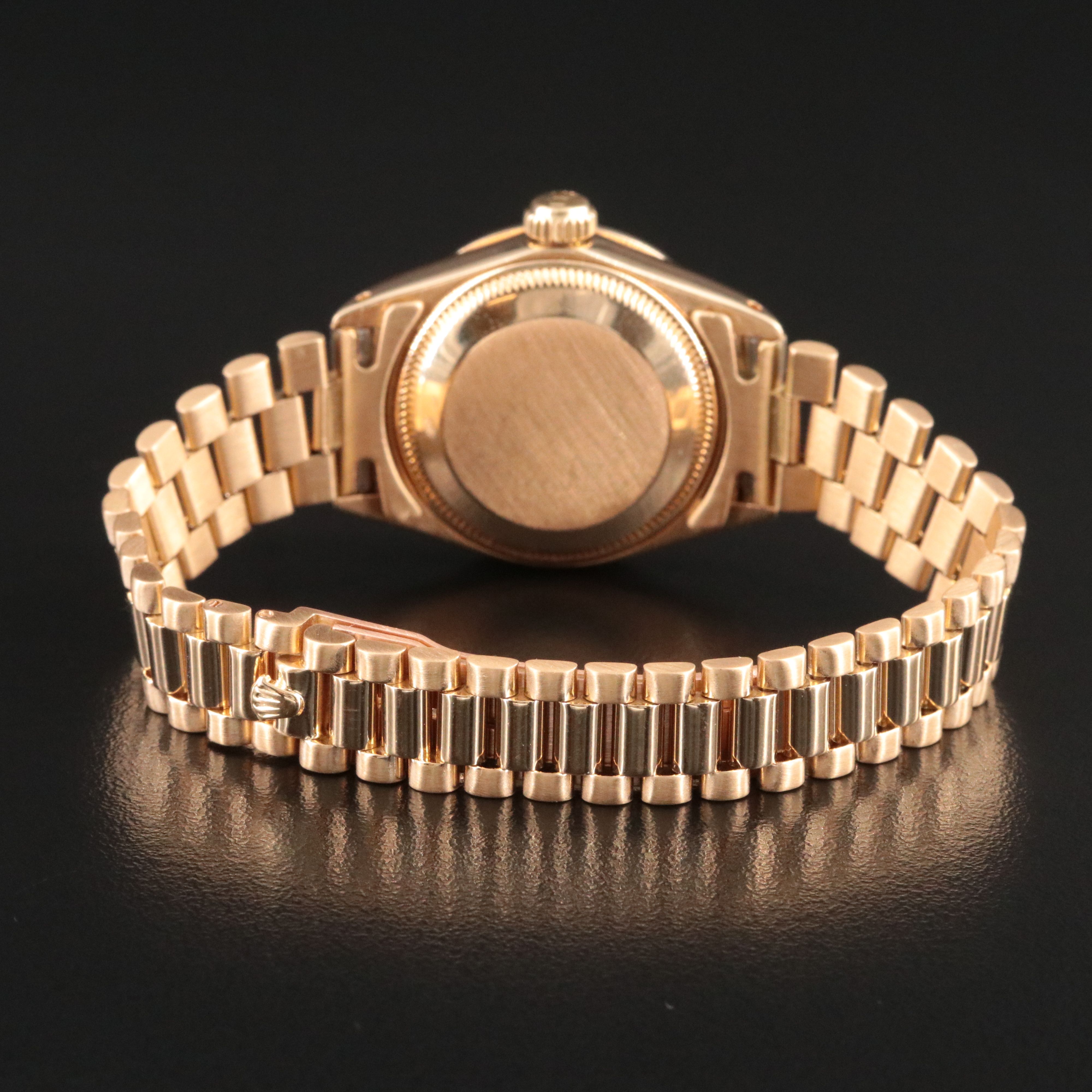 Rolex Datejust 6916 Custom Dial Vintage 18K Watch c.1979