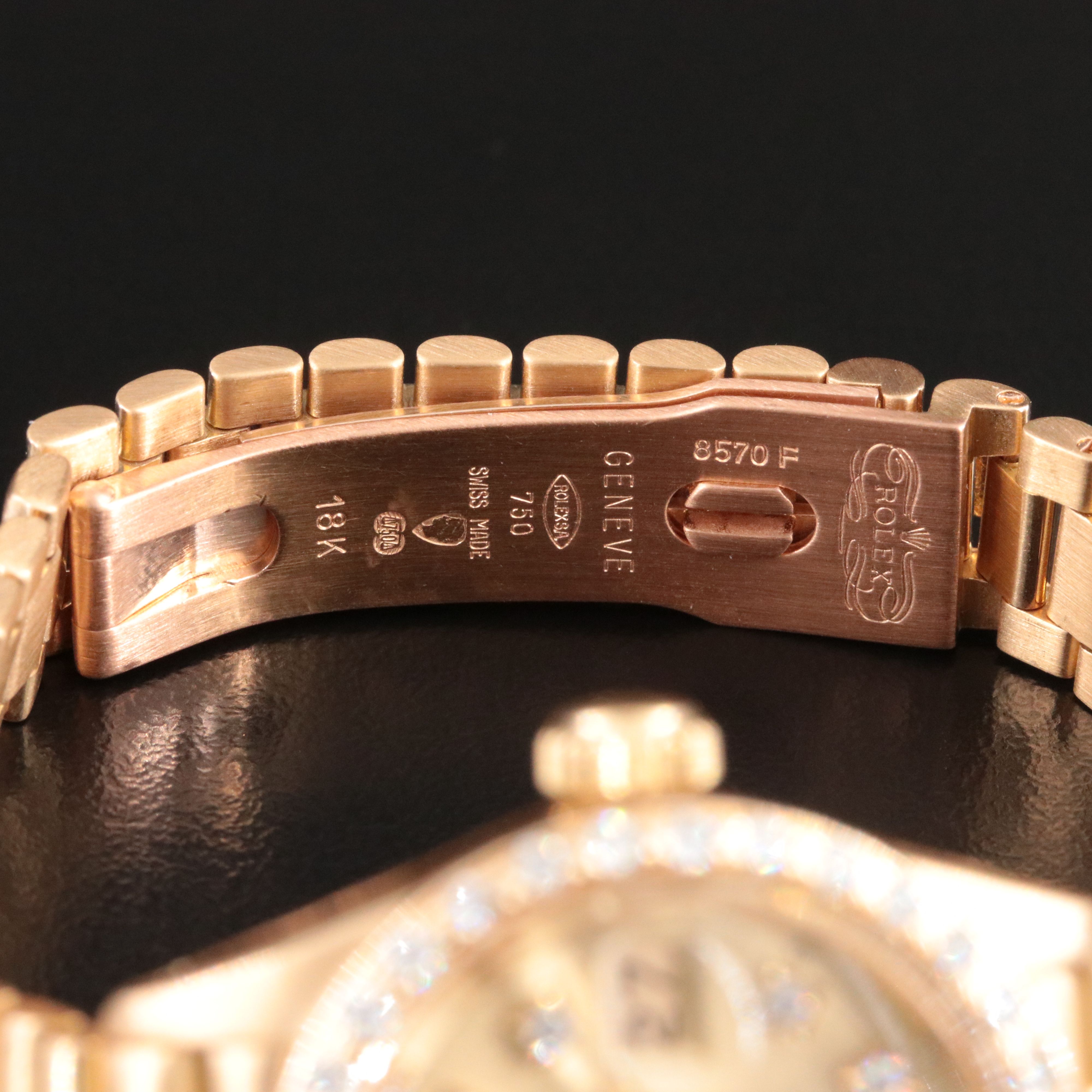 Rolex Datejust 6916 Custom Dial Vintage 18K Watch c.1979