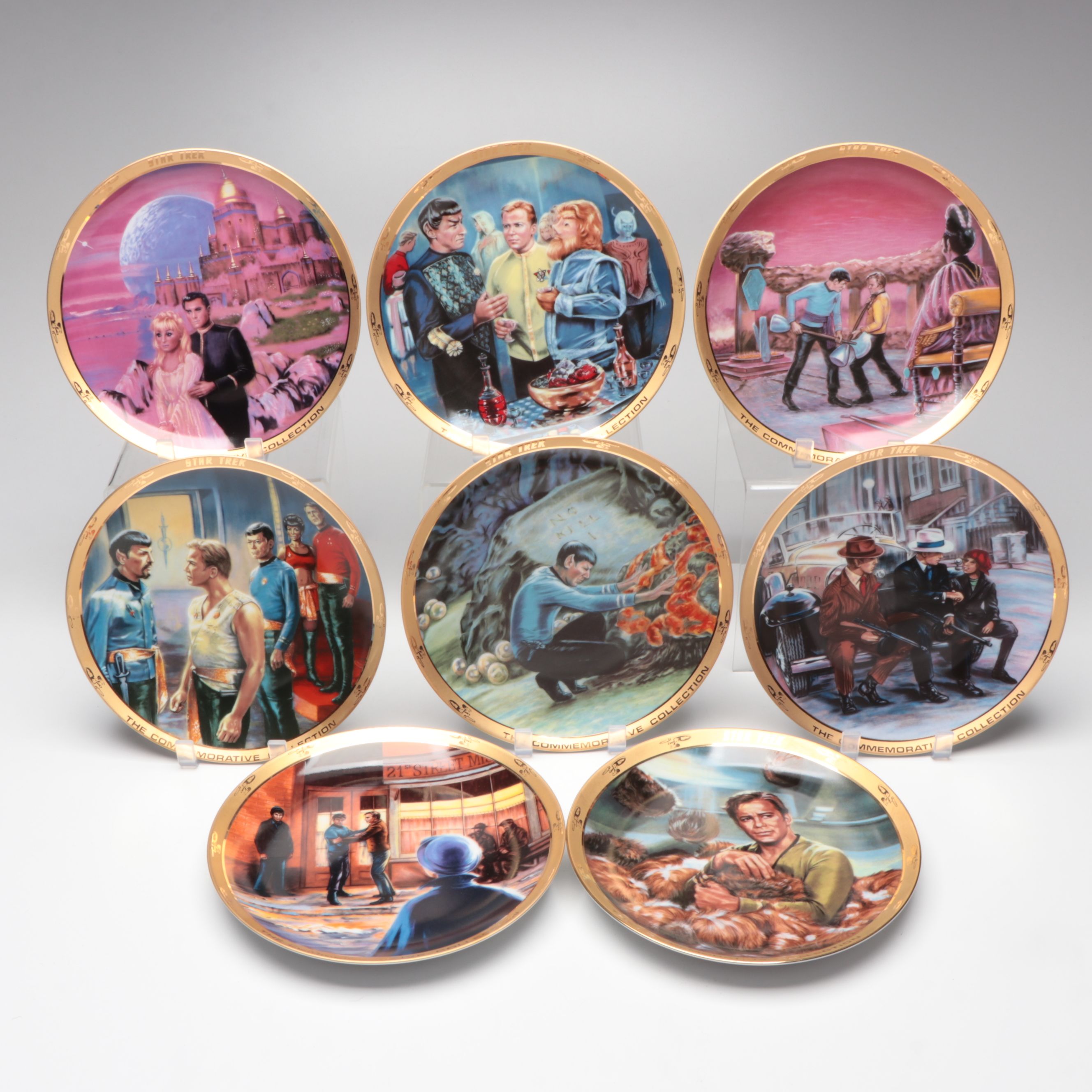 "Star Trek" The Commemorative Collection and More Plates