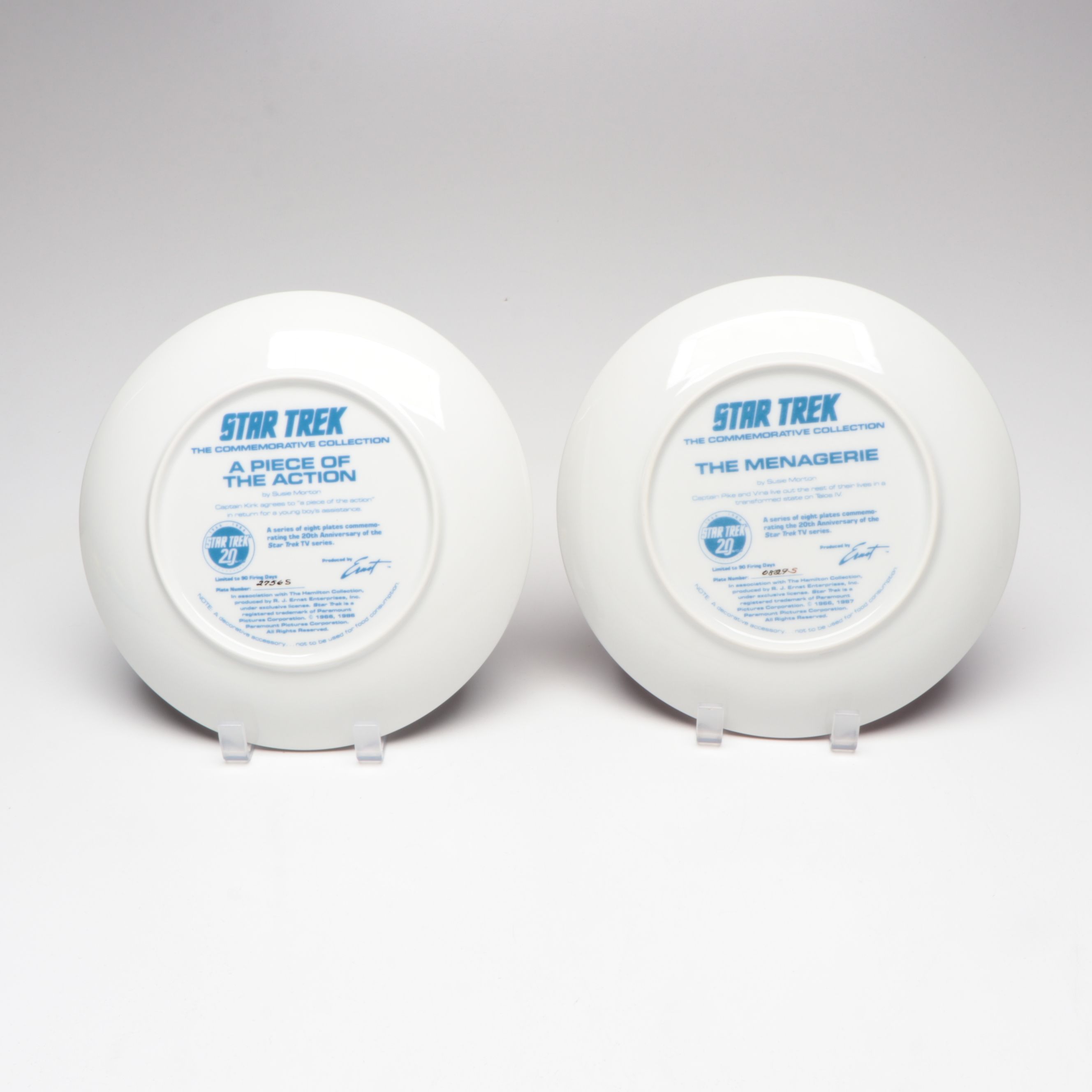 "Star Trek" The Commemorative Collection and More Plates