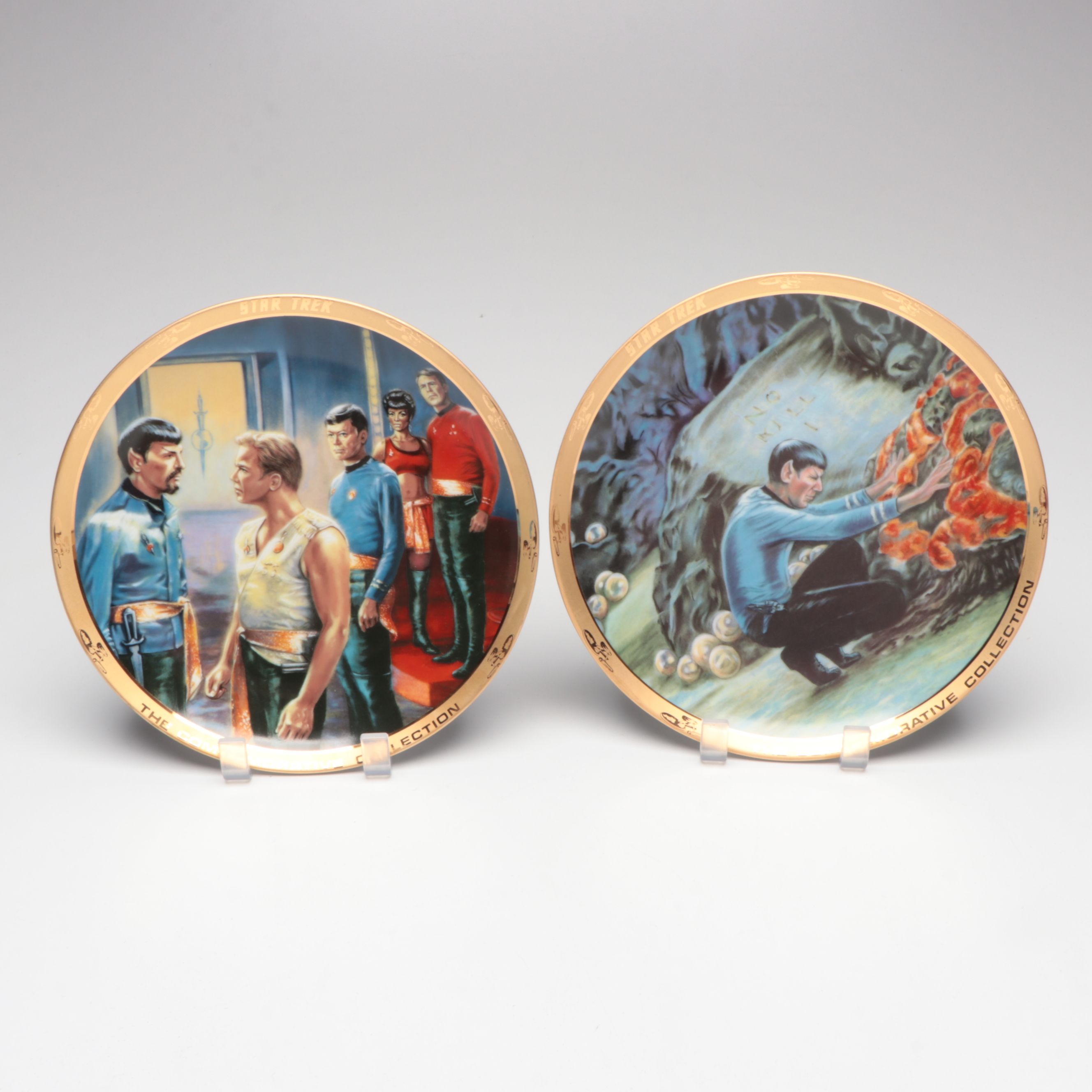 "Star Trek" The Commemorative Collection and More Plates