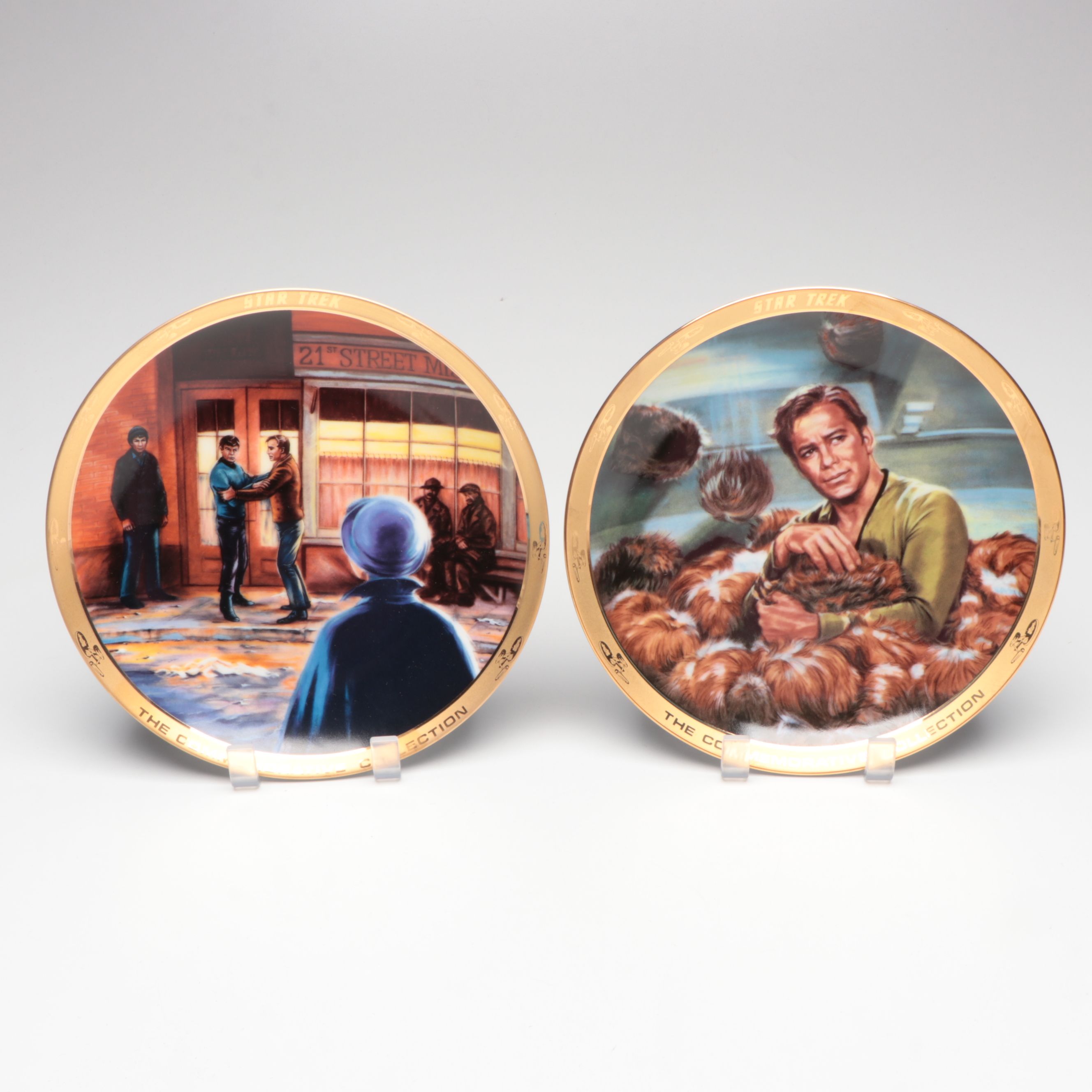 "Star Trek" The Commemorative Collection and More Plates