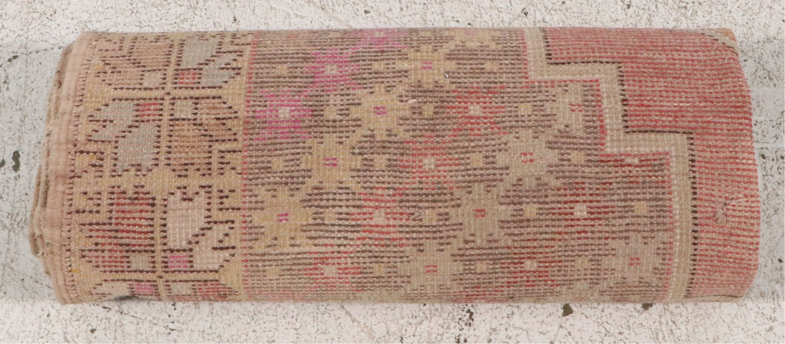 4'3 x 8'7 Hand-Knotted Turkish Konya Area Rug