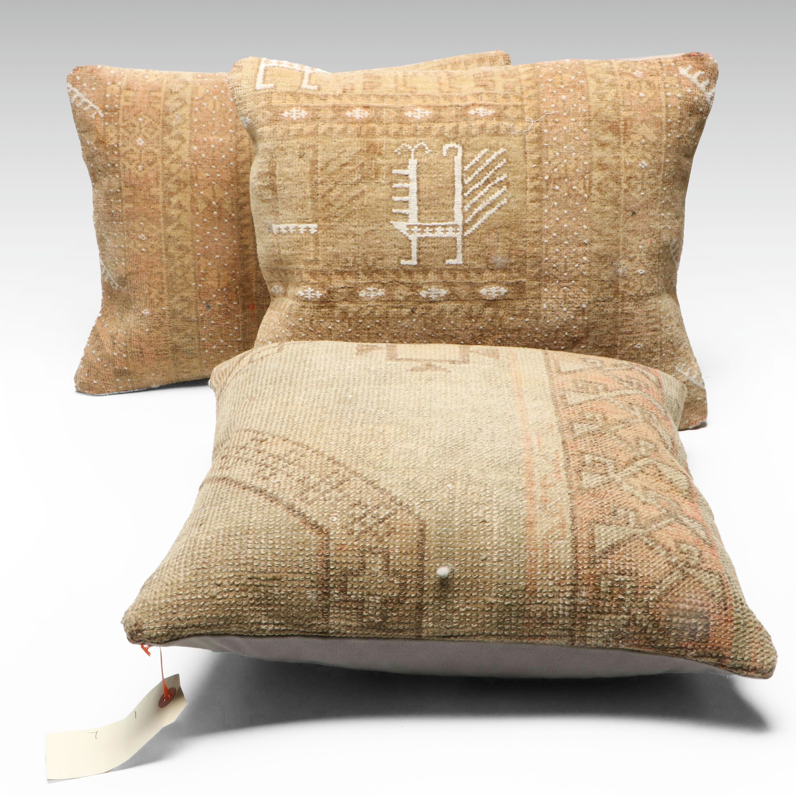 Turkish Woven Wool Decorative Throw Pillows