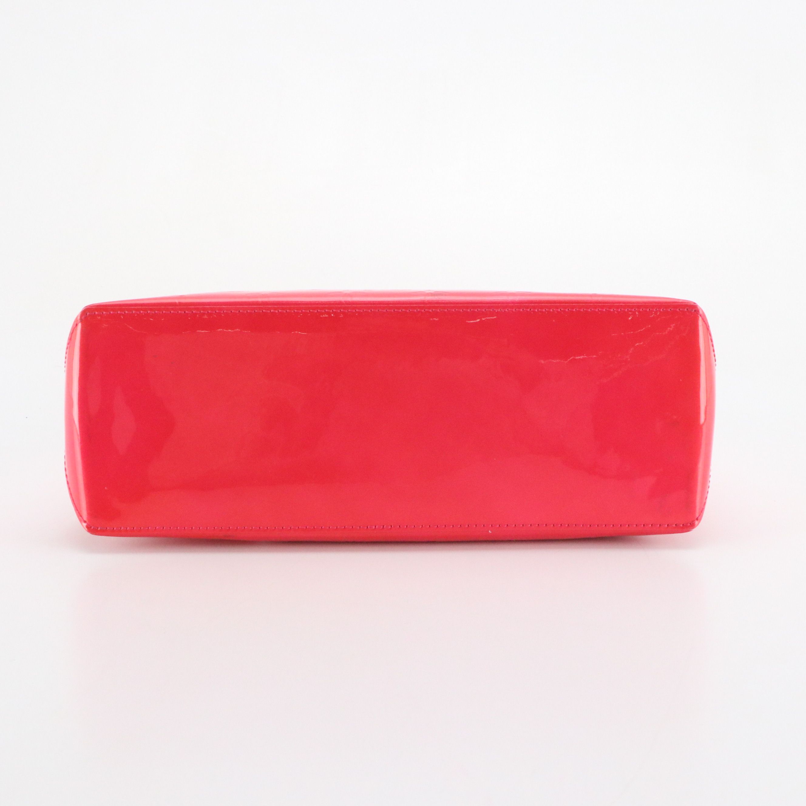 Louis Vuitton Wilshire Handbag in Bright Pink Monogram Vernis Leather