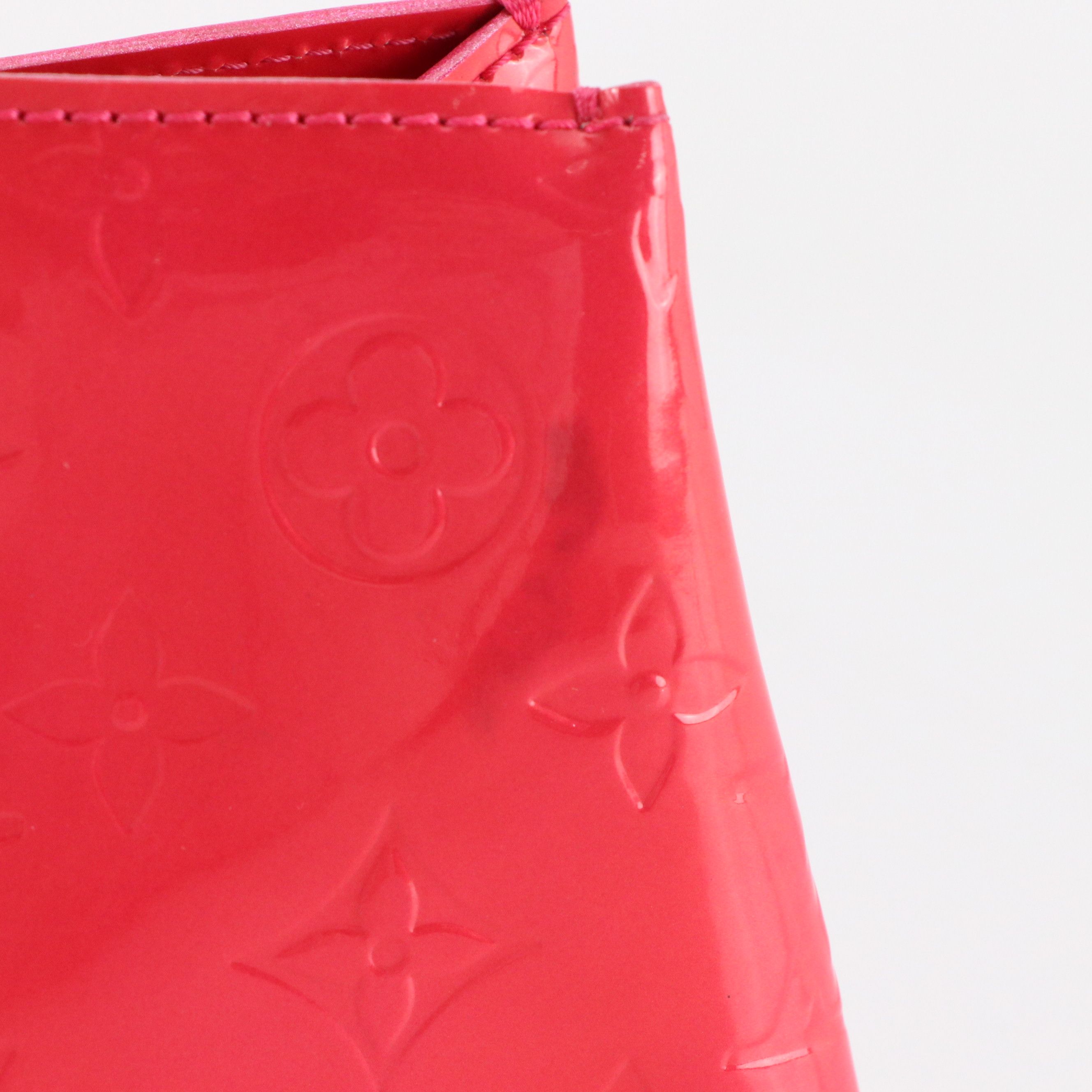 Louis Vuitton Wilshire Handbag in Bright Pink Monogram Vernis Leather