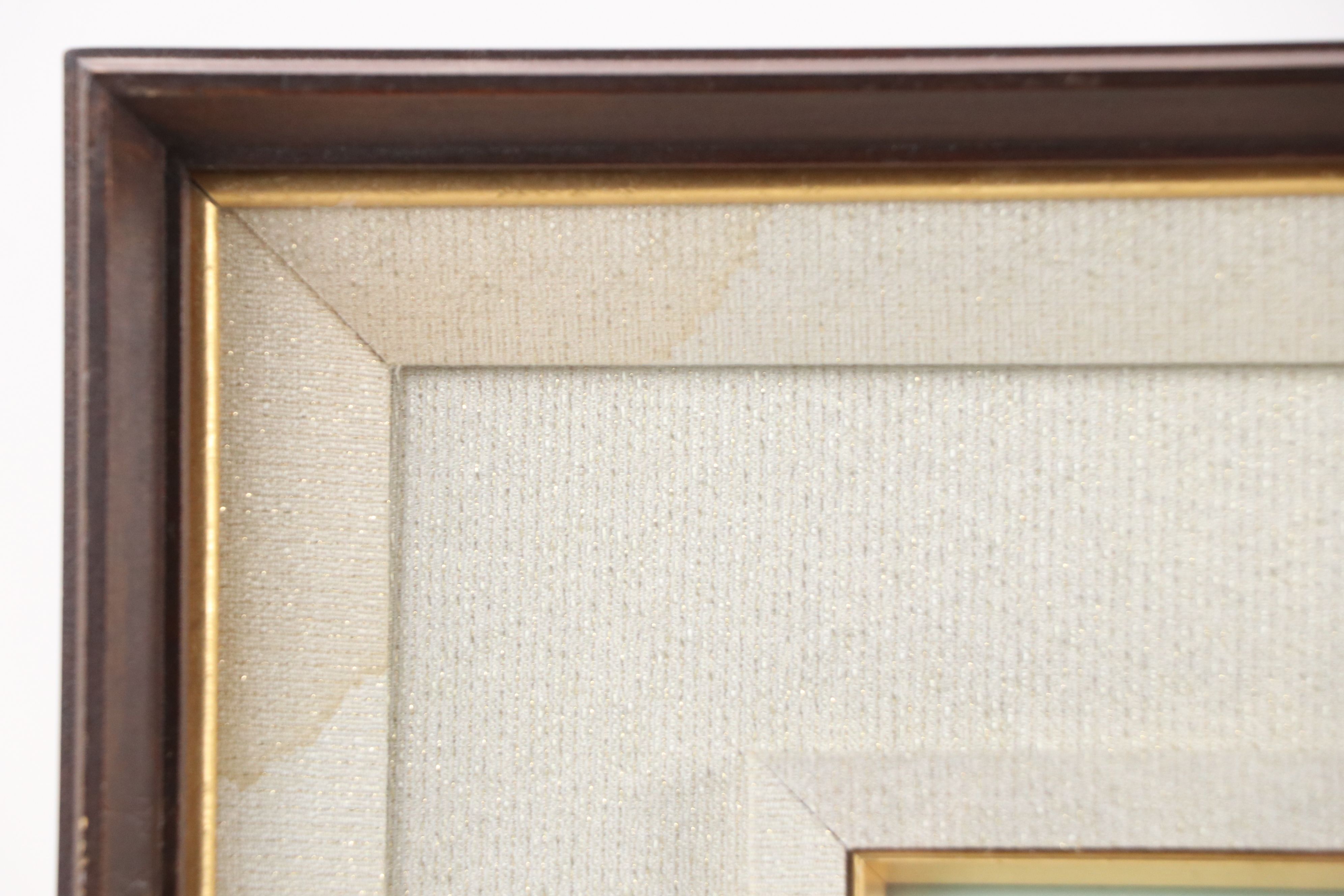 Japanese Cloisonné Enameled Plaque with Swimming Carp, Late 20th Century