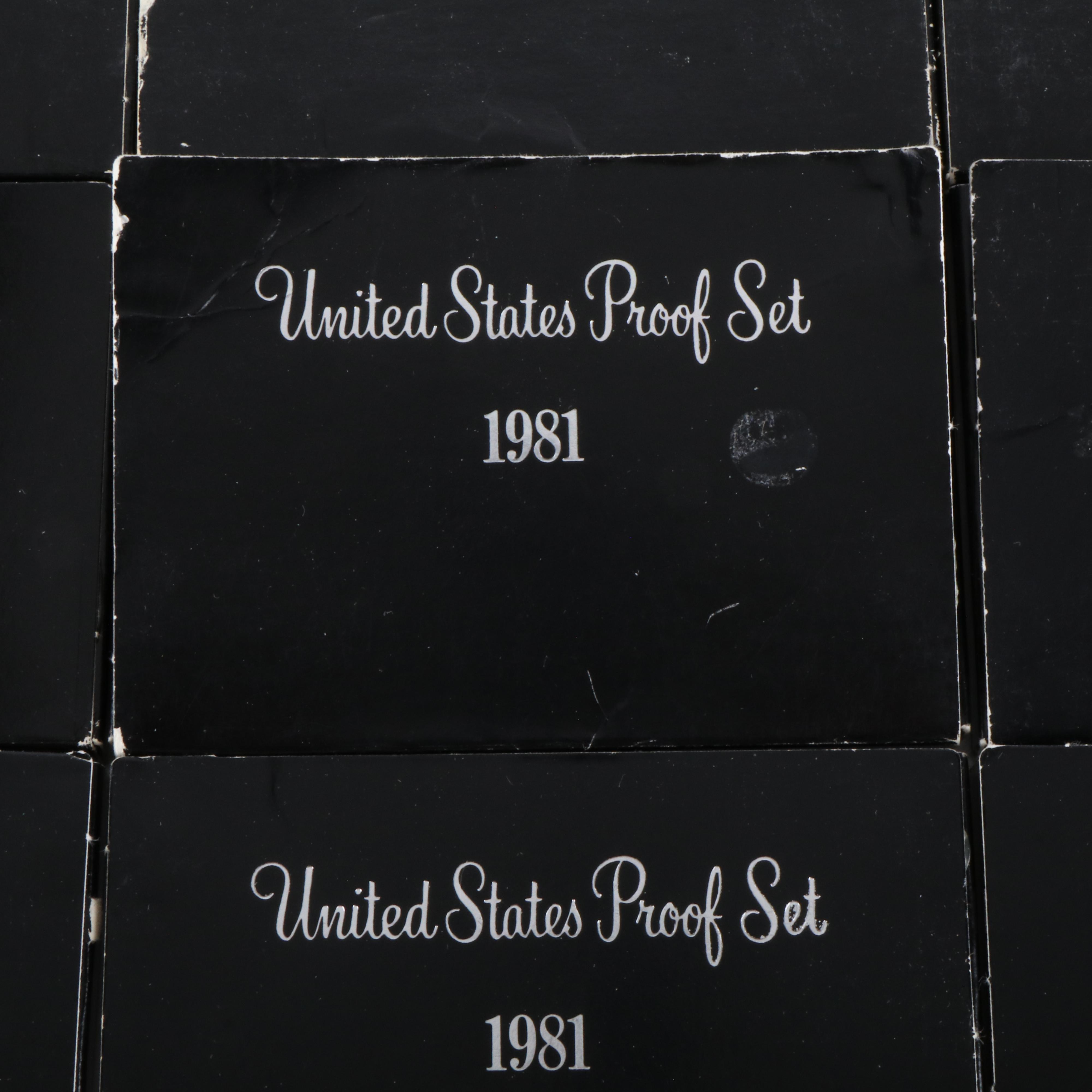 Nineteen U.S.Modern Proof Sets