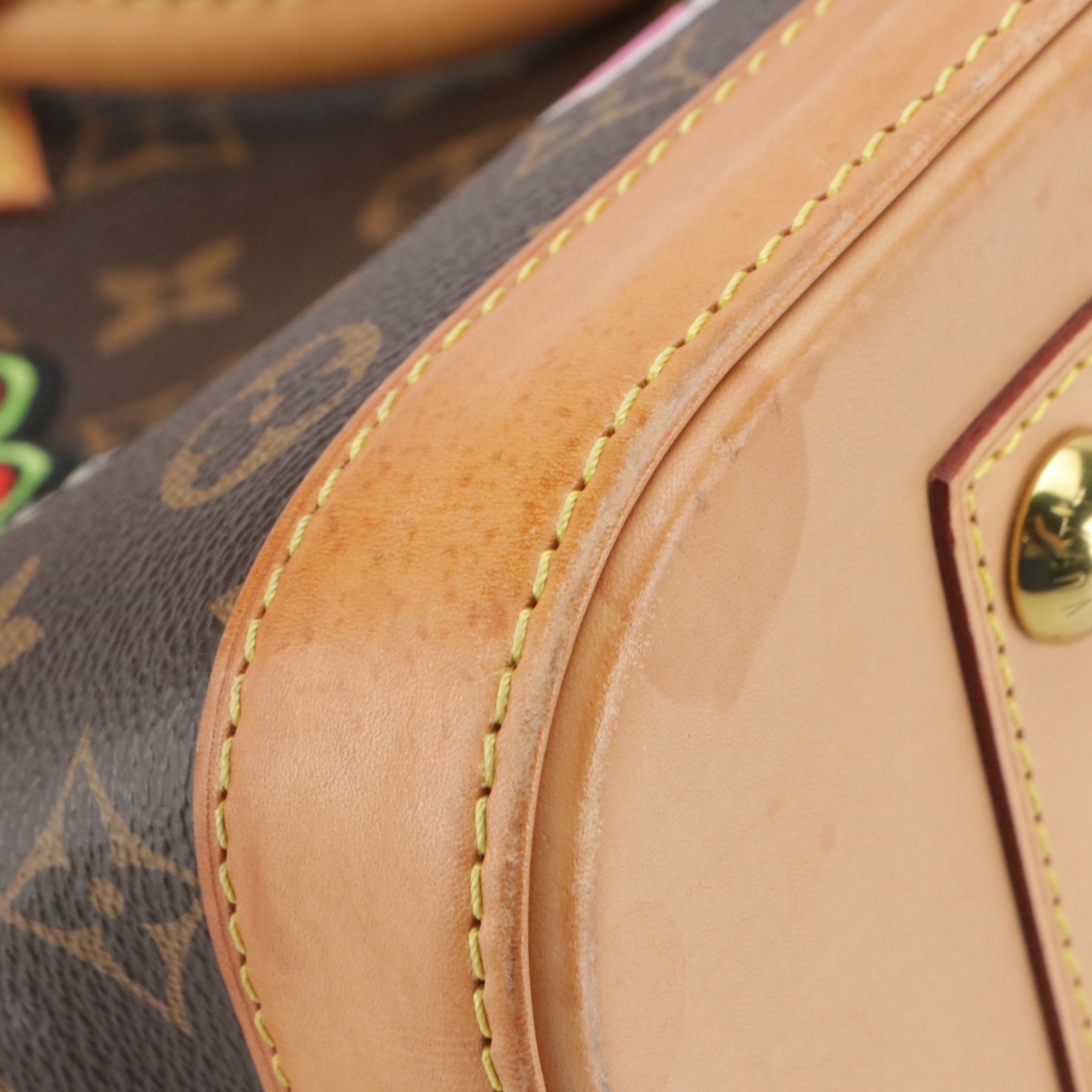 Louis Vuitton Limited Edition Patches Alma Handbag in Monogram Canvas & Leather