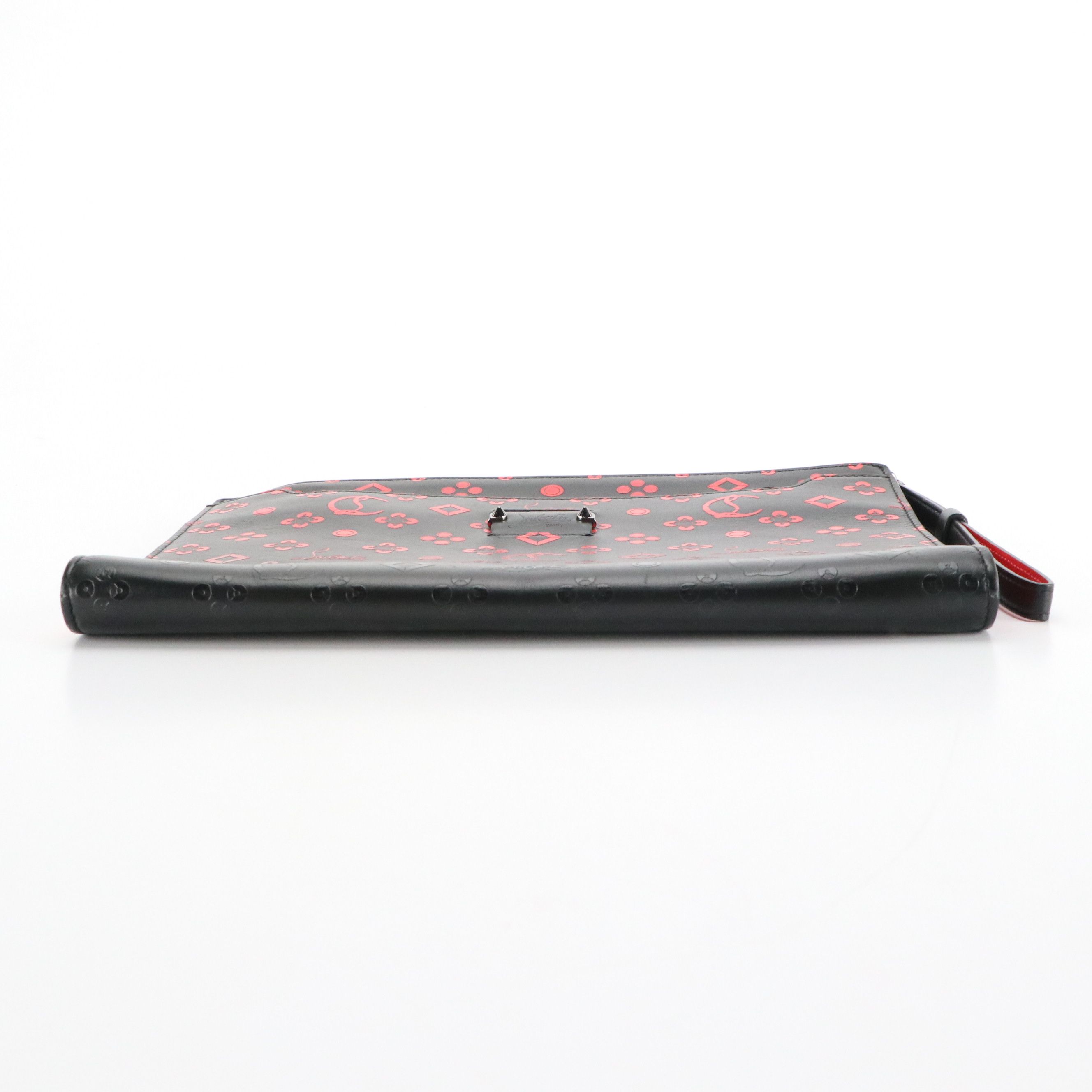 Christian Louboutin Zip Pouch in Loubinthesky Printed Degrade Calfskin Leather