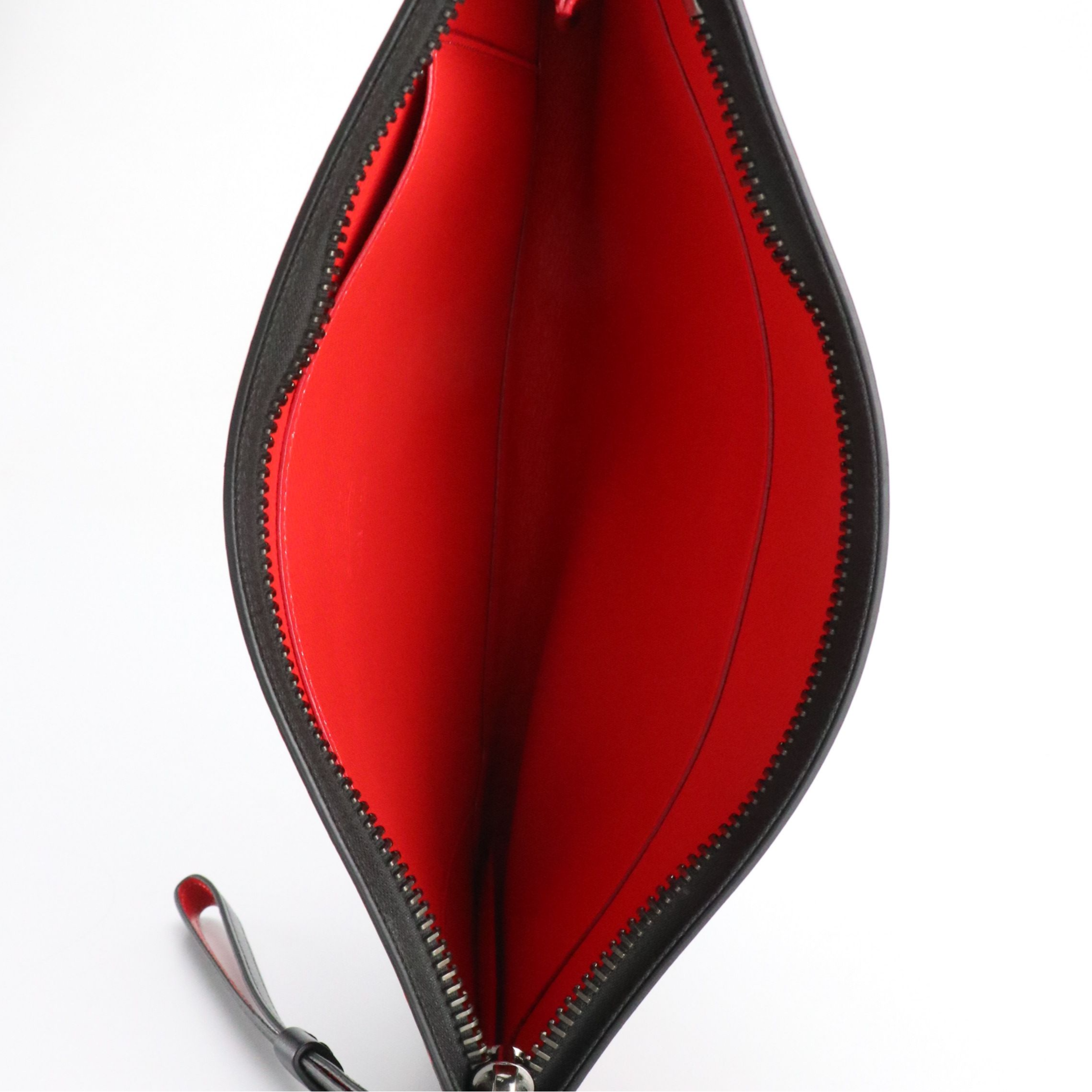 Christian Louboutin Zip Pouch in Loubinthesky Printed Degrade Calfskin Leather