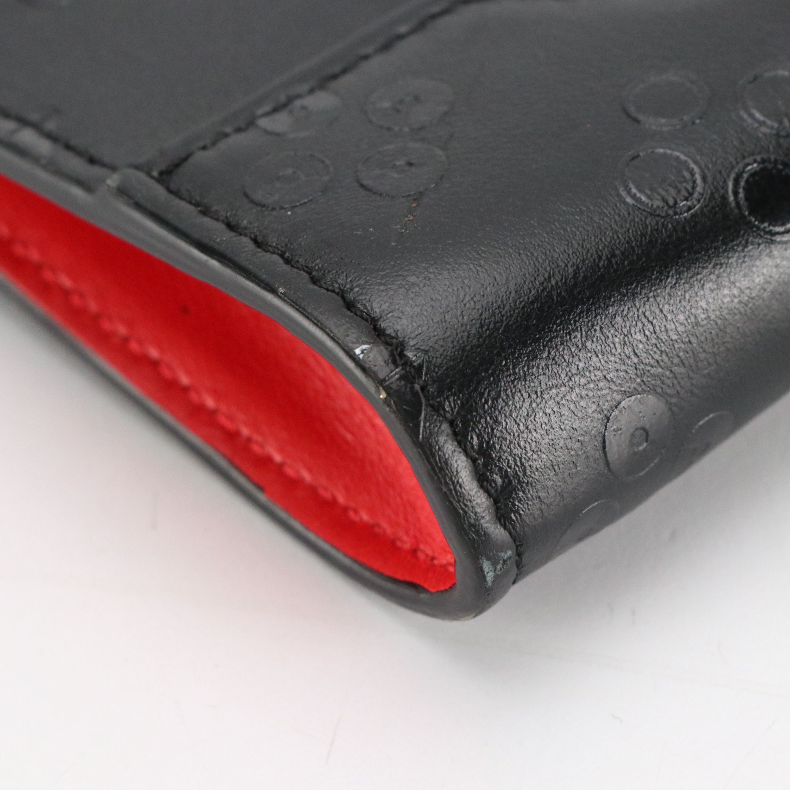 Christian Louboutin Zip Pouch in Loubinthesky Printed Degrade Calfskin Leather