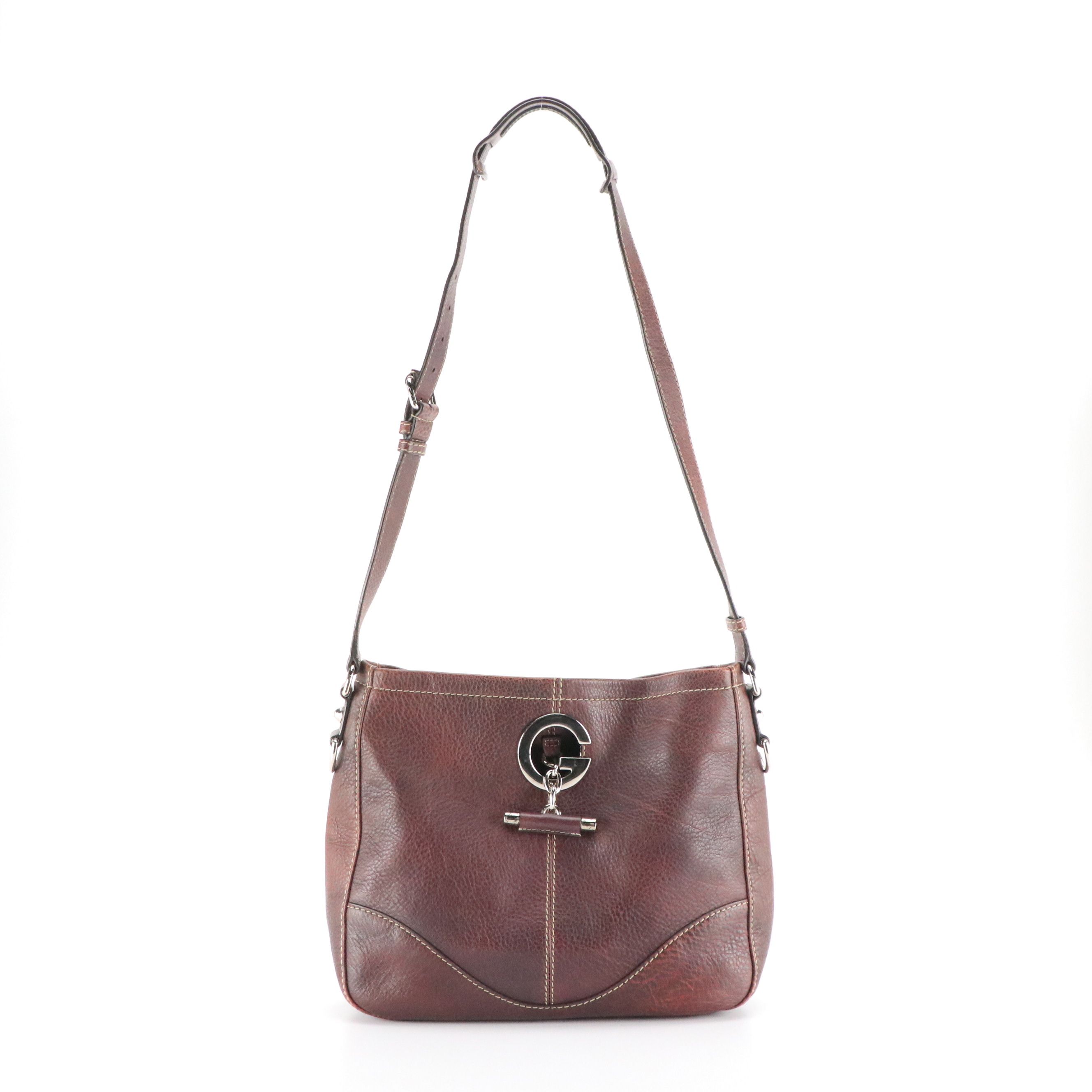 Gucci Charlotte Hobo Crossbody Bag in Brown Leather