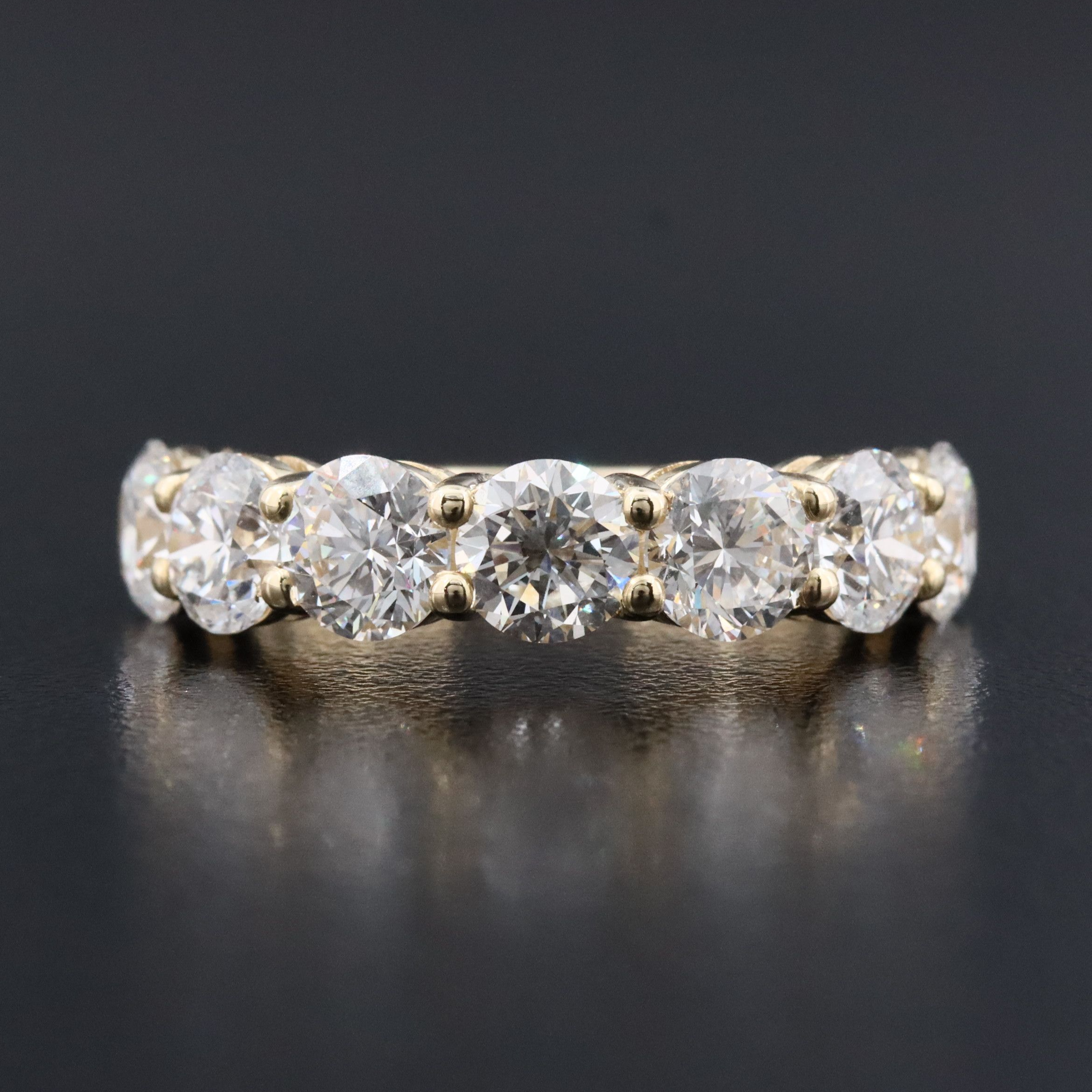 14K 3.36 CTW Lab Grown Diamond Ring with IGI Jewelry Report