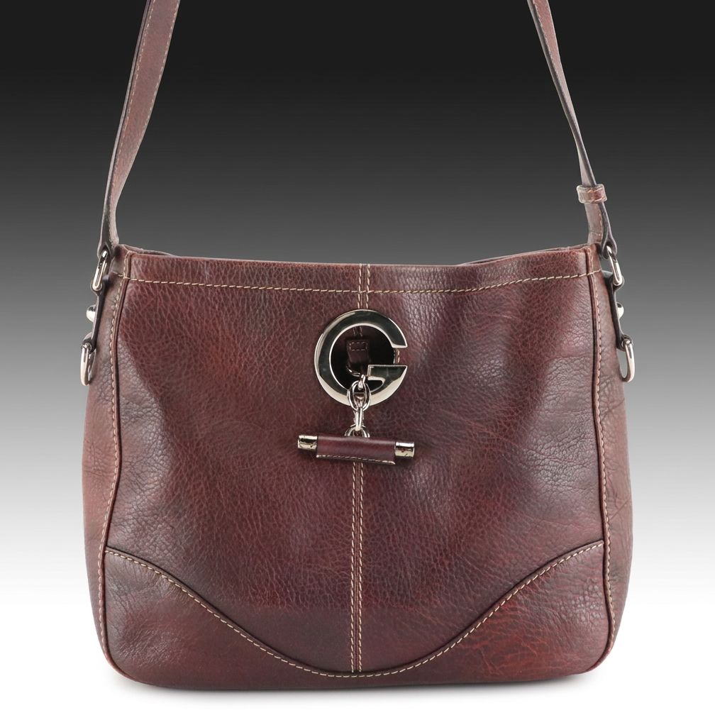 Gucci Charlotte Hobo Crossbody Bag in Brown Leather