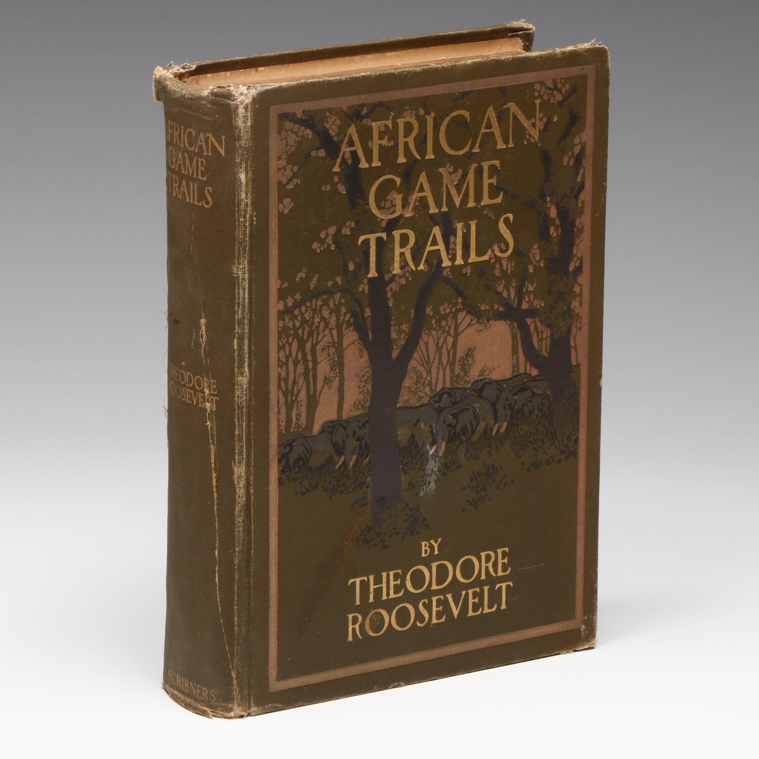First Trade Edition "African Game Trails" by Theodore Roosevelt, 1910