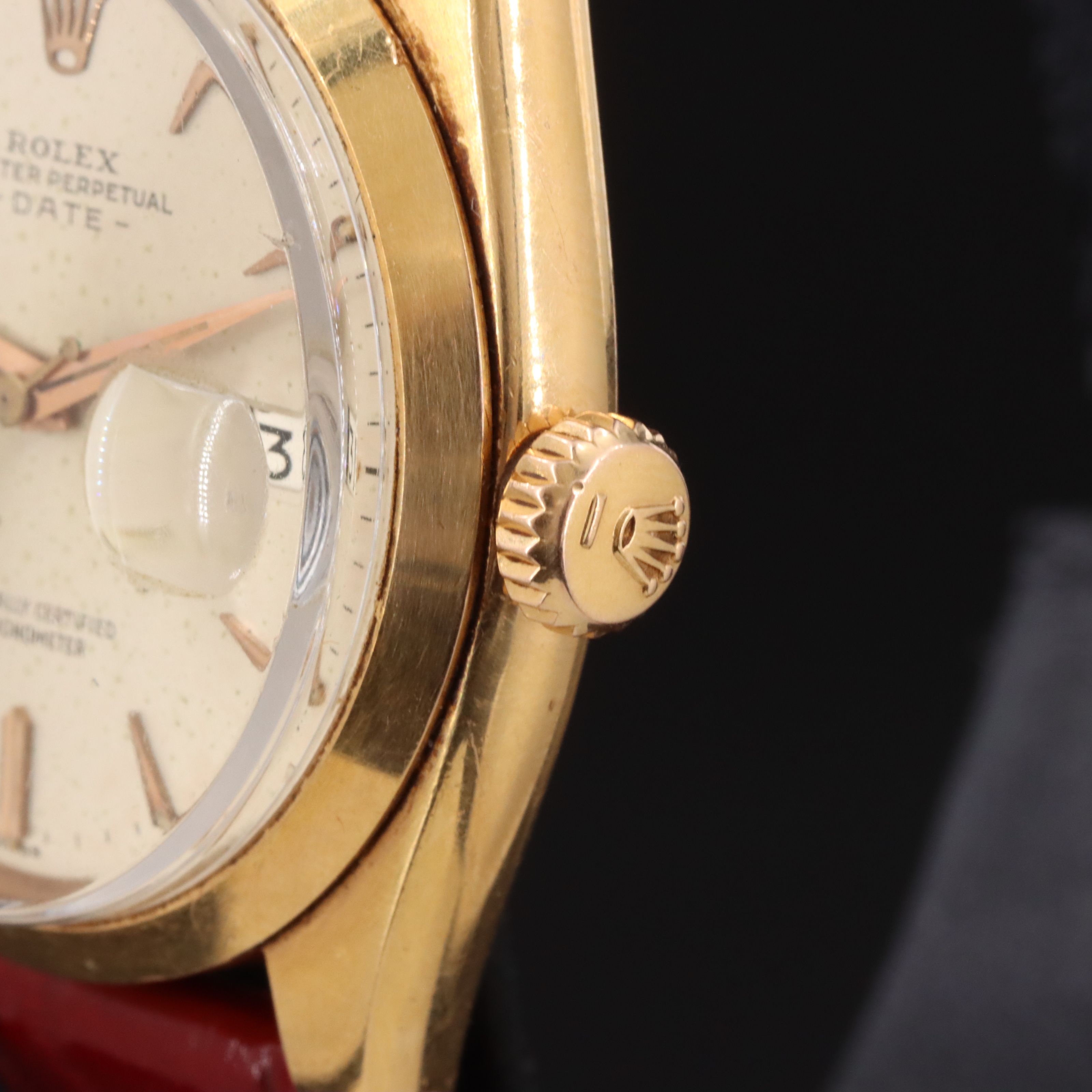 1956 Rolex Oyster Perpetual Date 18K Watch