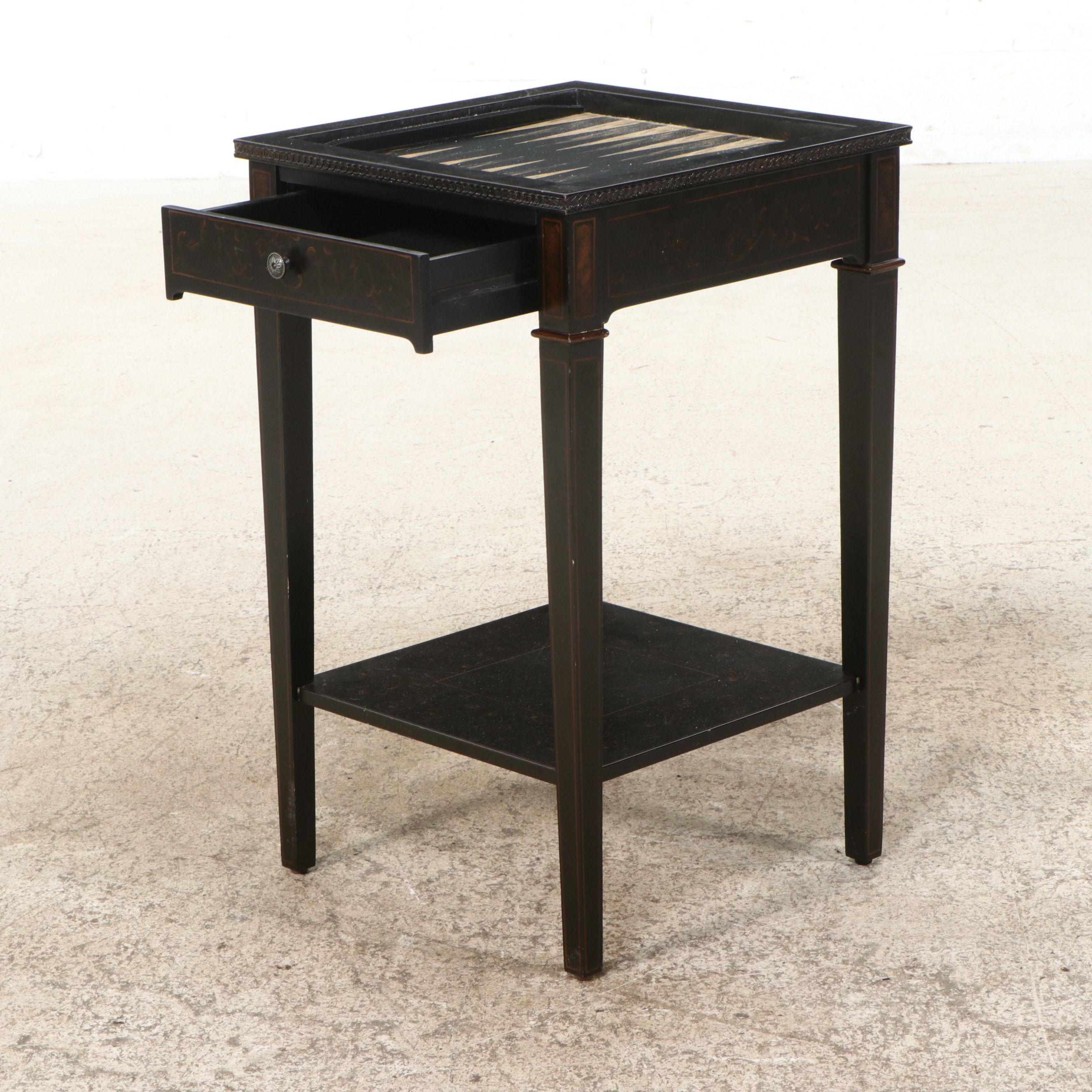 Regency Style Painted Games Table