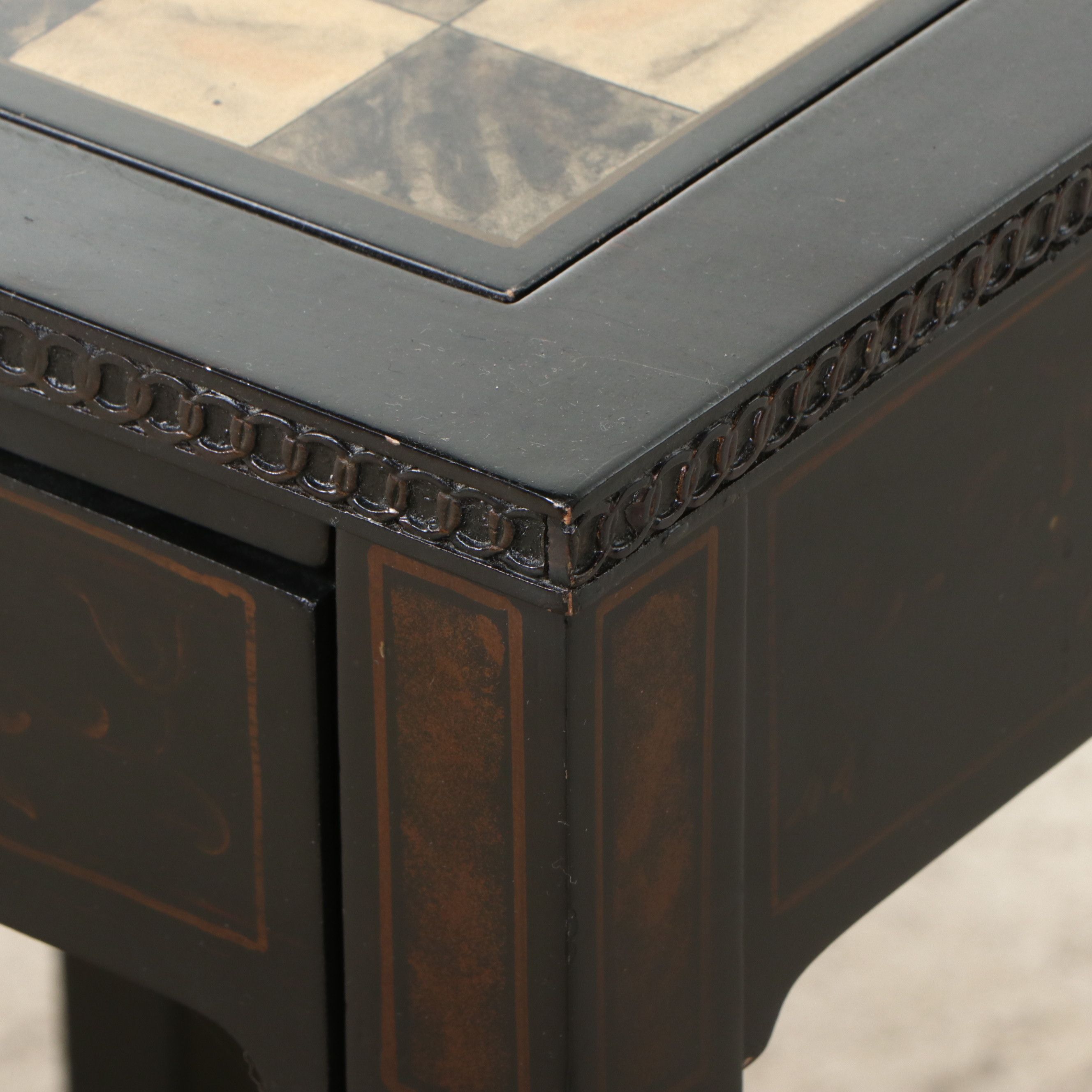 Regency Style Painted Games Table