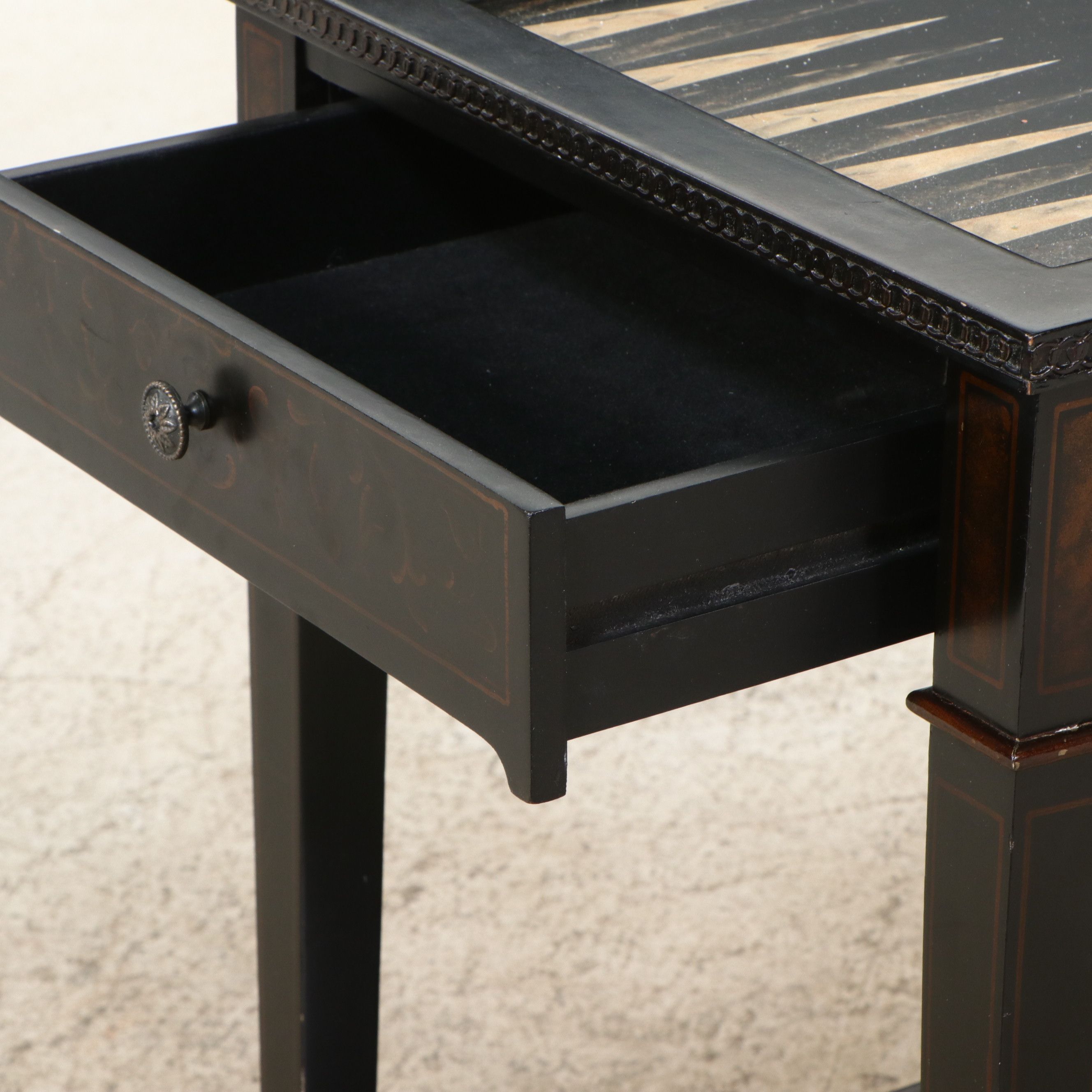 Regency Style Painted Games Table