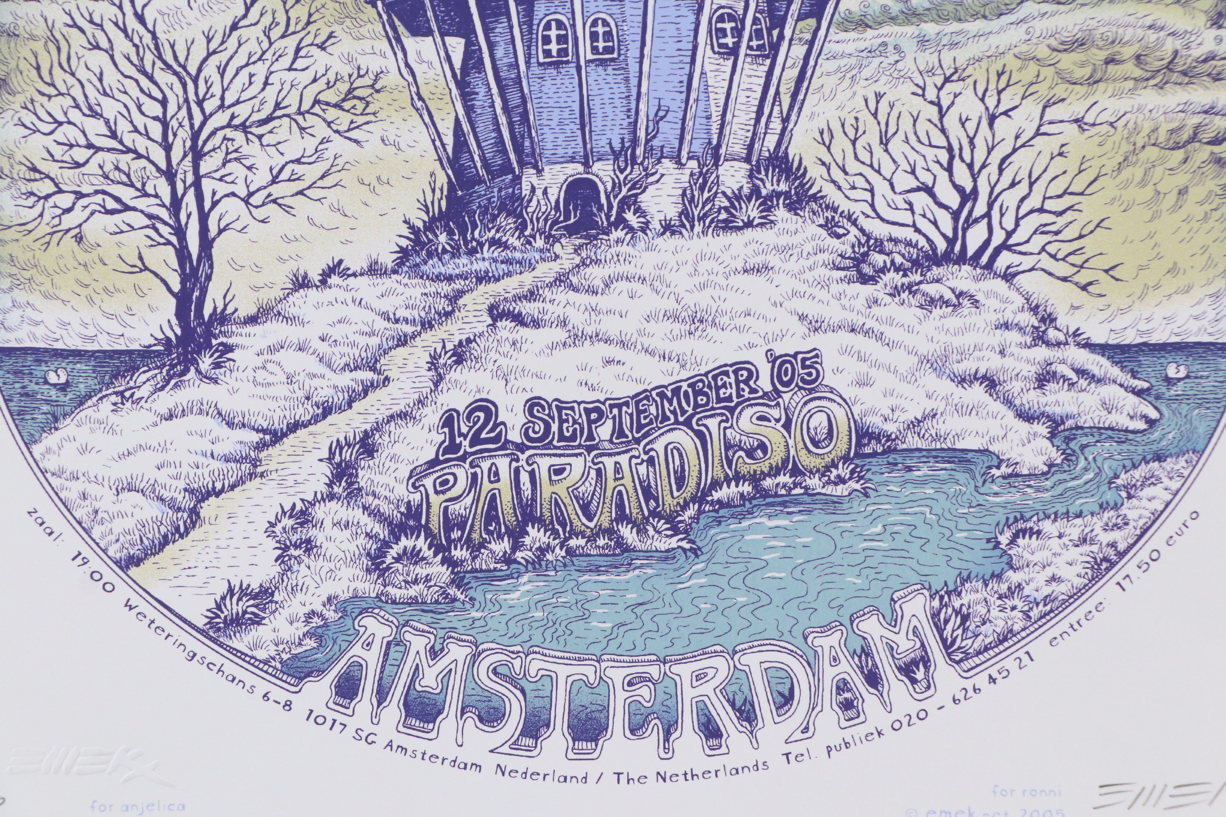 Emek Golan Serigraph "Wilco: One Star Hotel" Show Poster, 2005