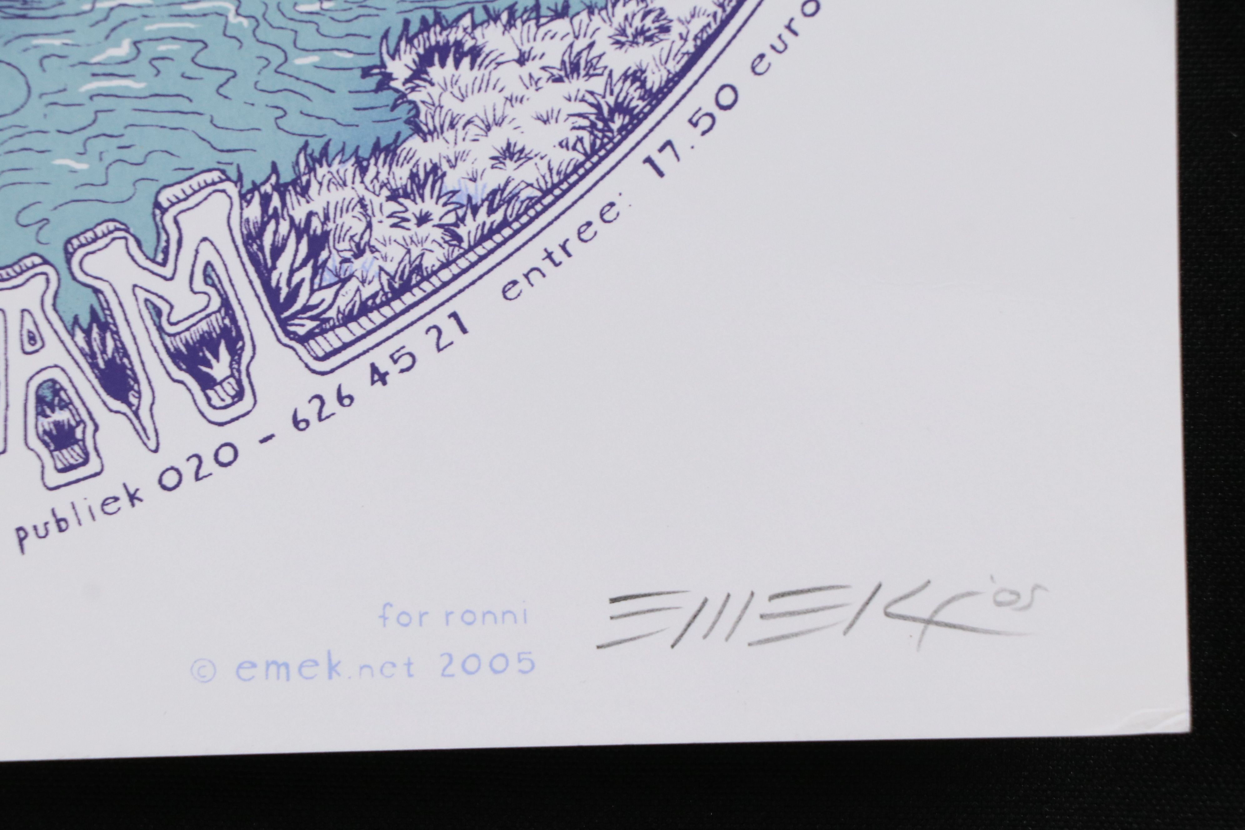 Emek Golan Serigraph "Wilco: One Star Hotel" Show Poster, 2005