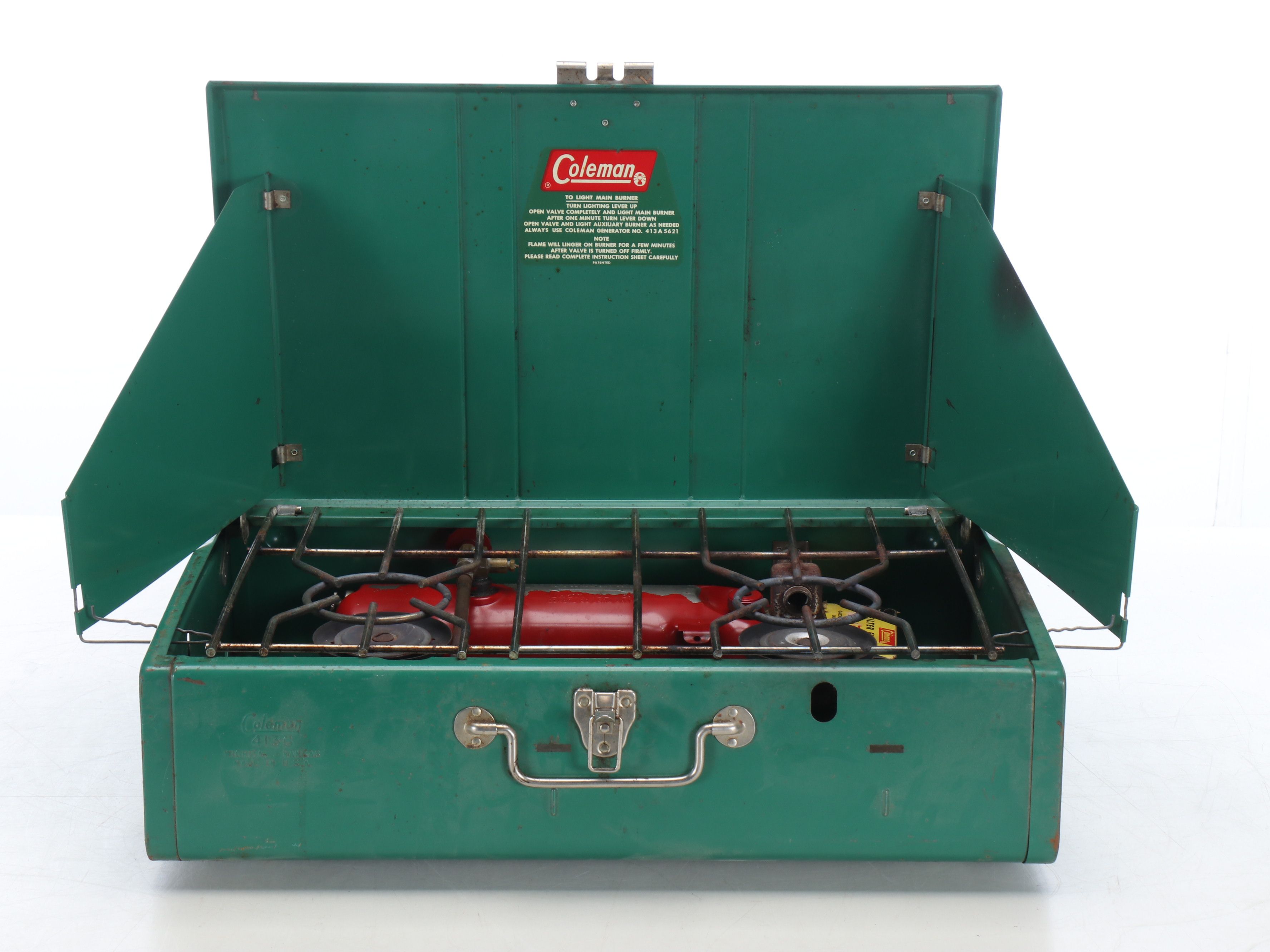 Coleman Portable Camping Grill with Pots, Lanterns and More