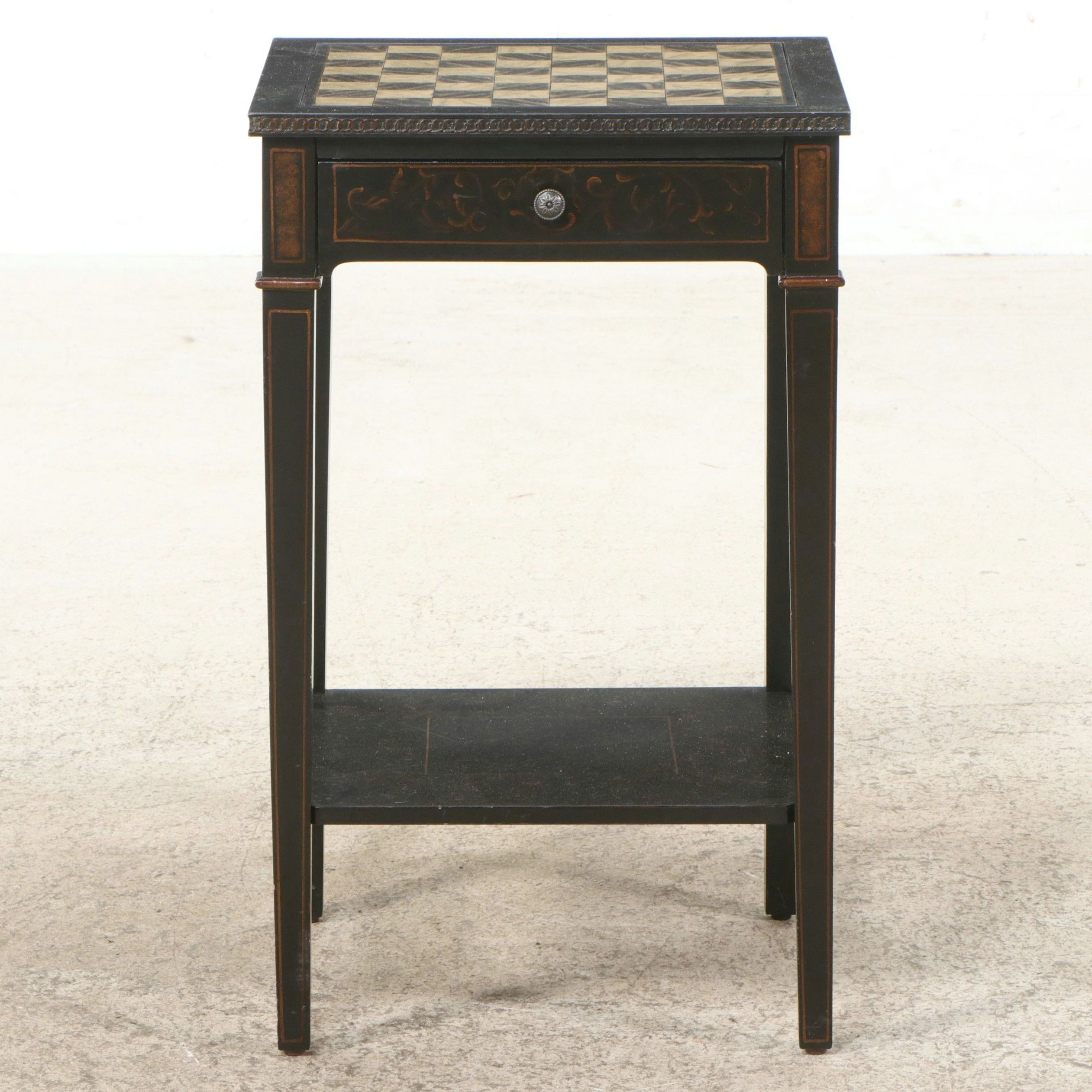 Regency Style Painted Games Table