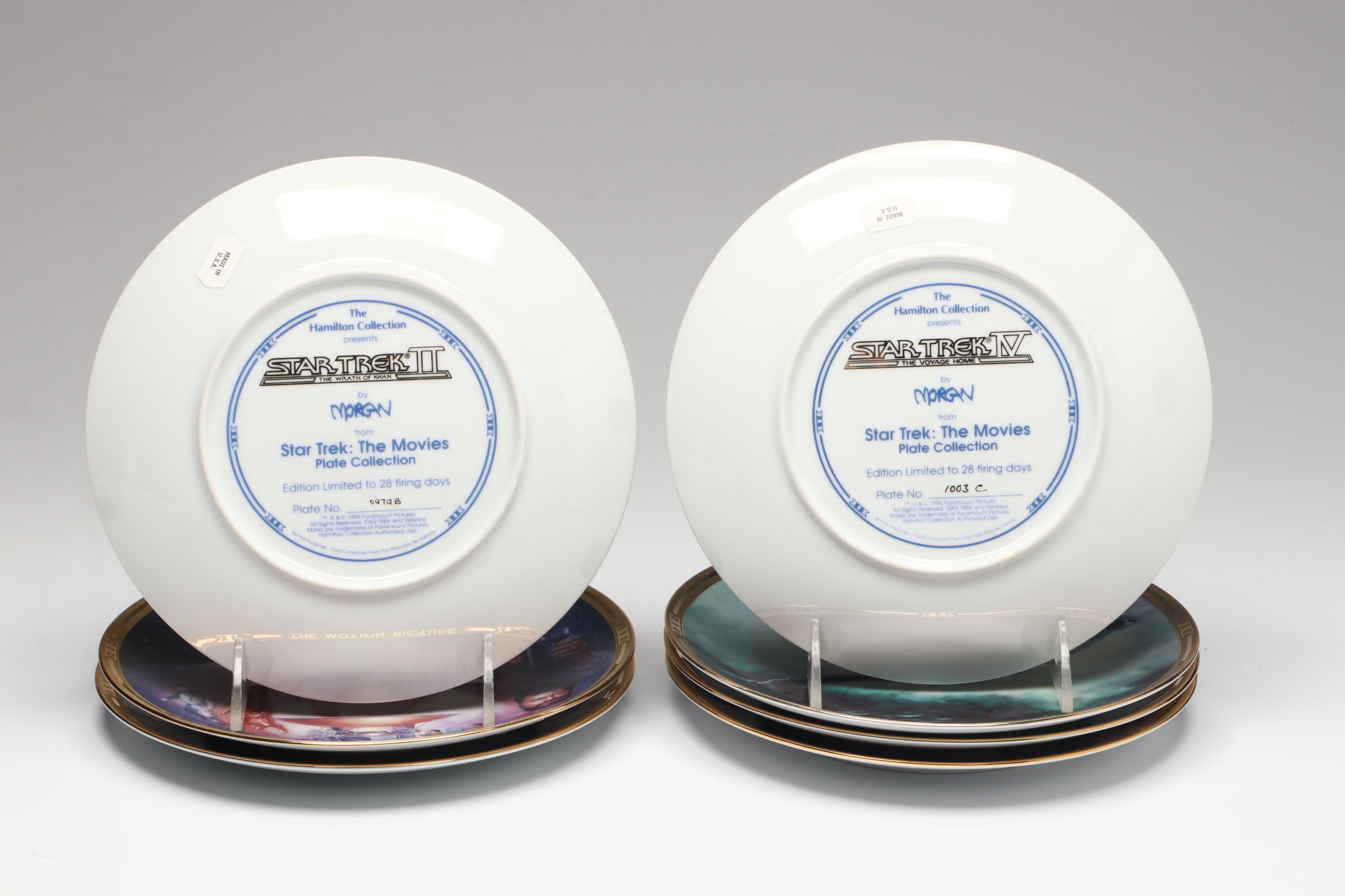 "Star Trek: The Movies" Collector Plates