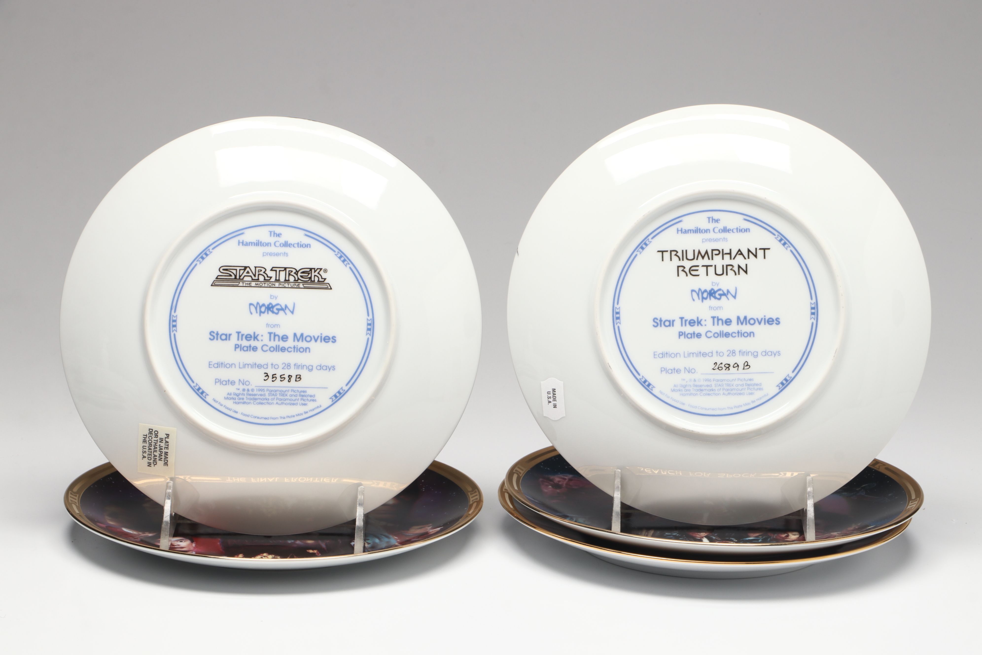 "Star Trek: The Movies" Collector Plates