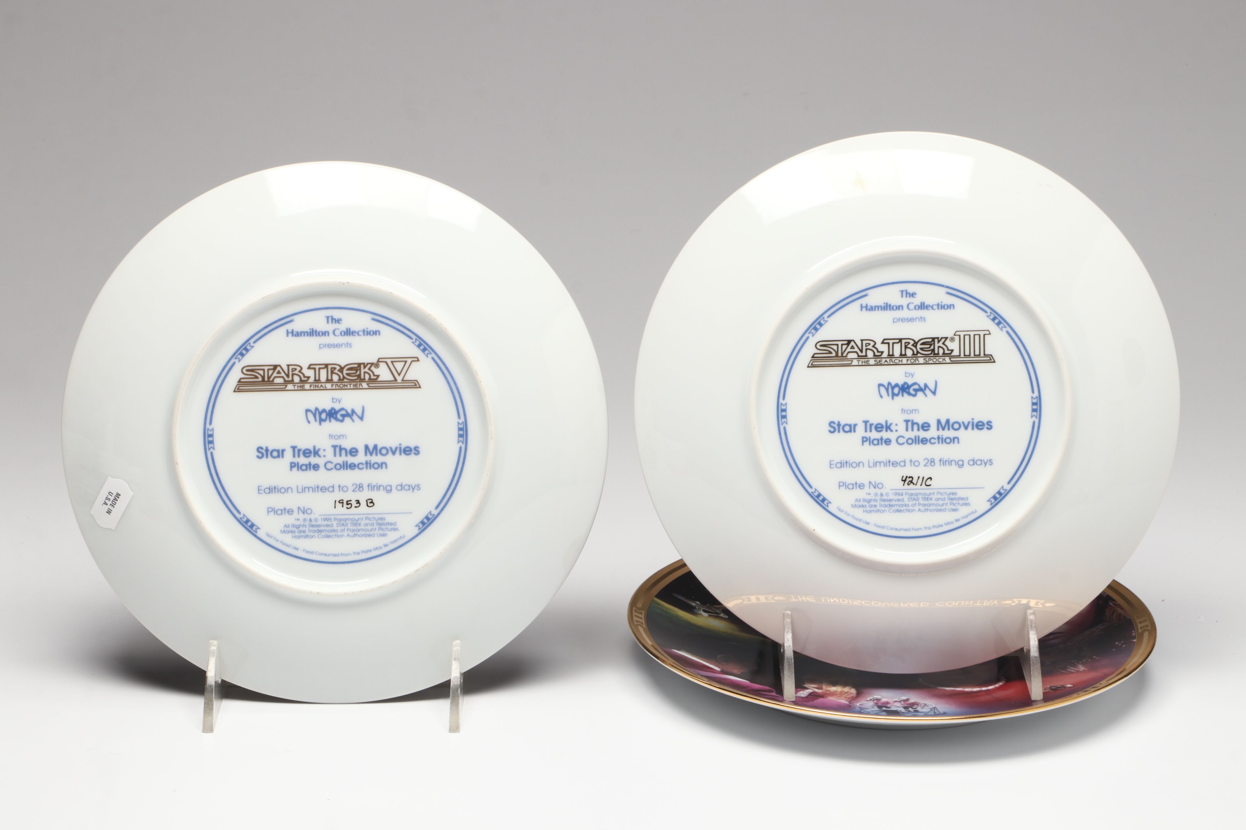 "Star Trek: The Movies" Collector Plates