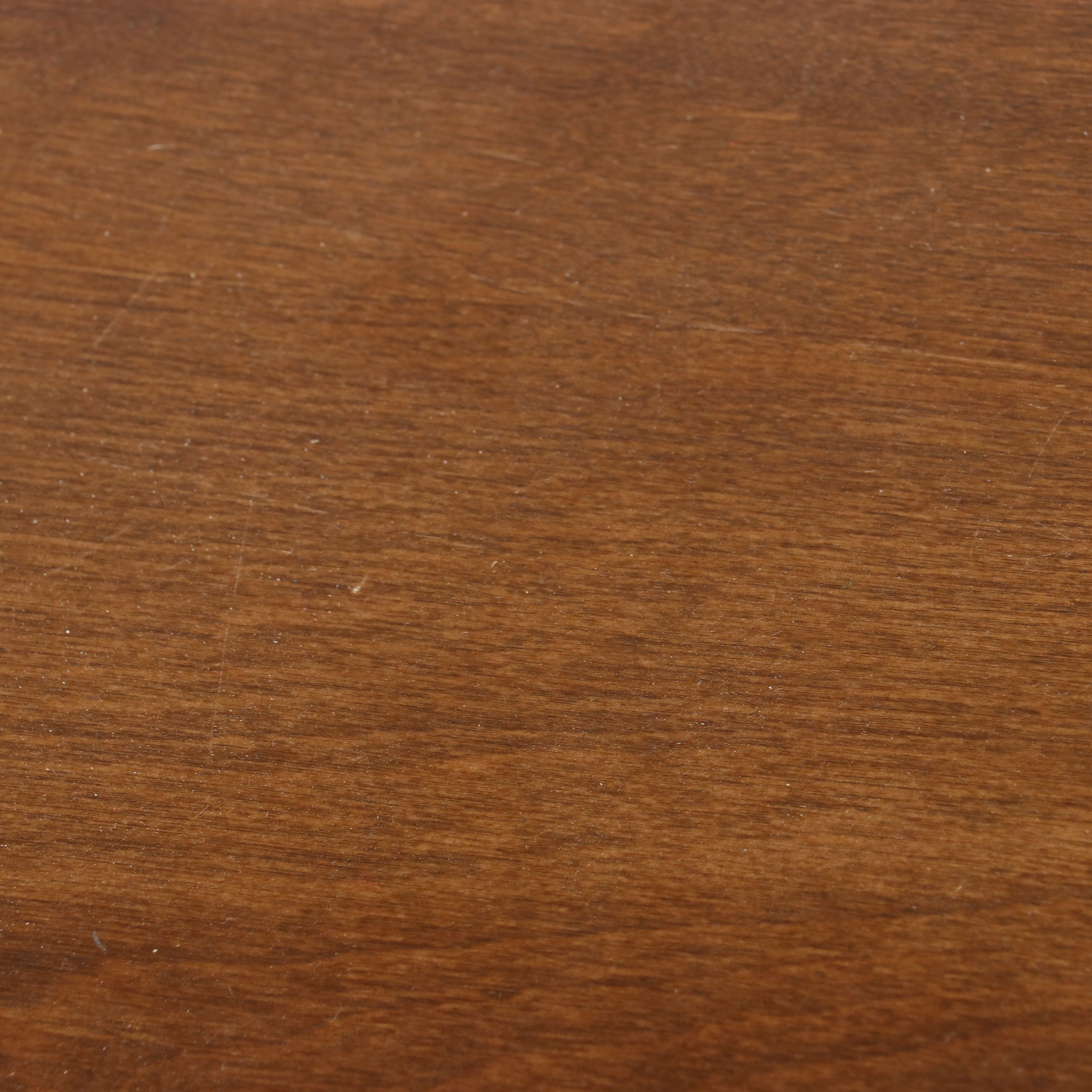 Industrial Style Glass and Wood Coffee Table on Casters